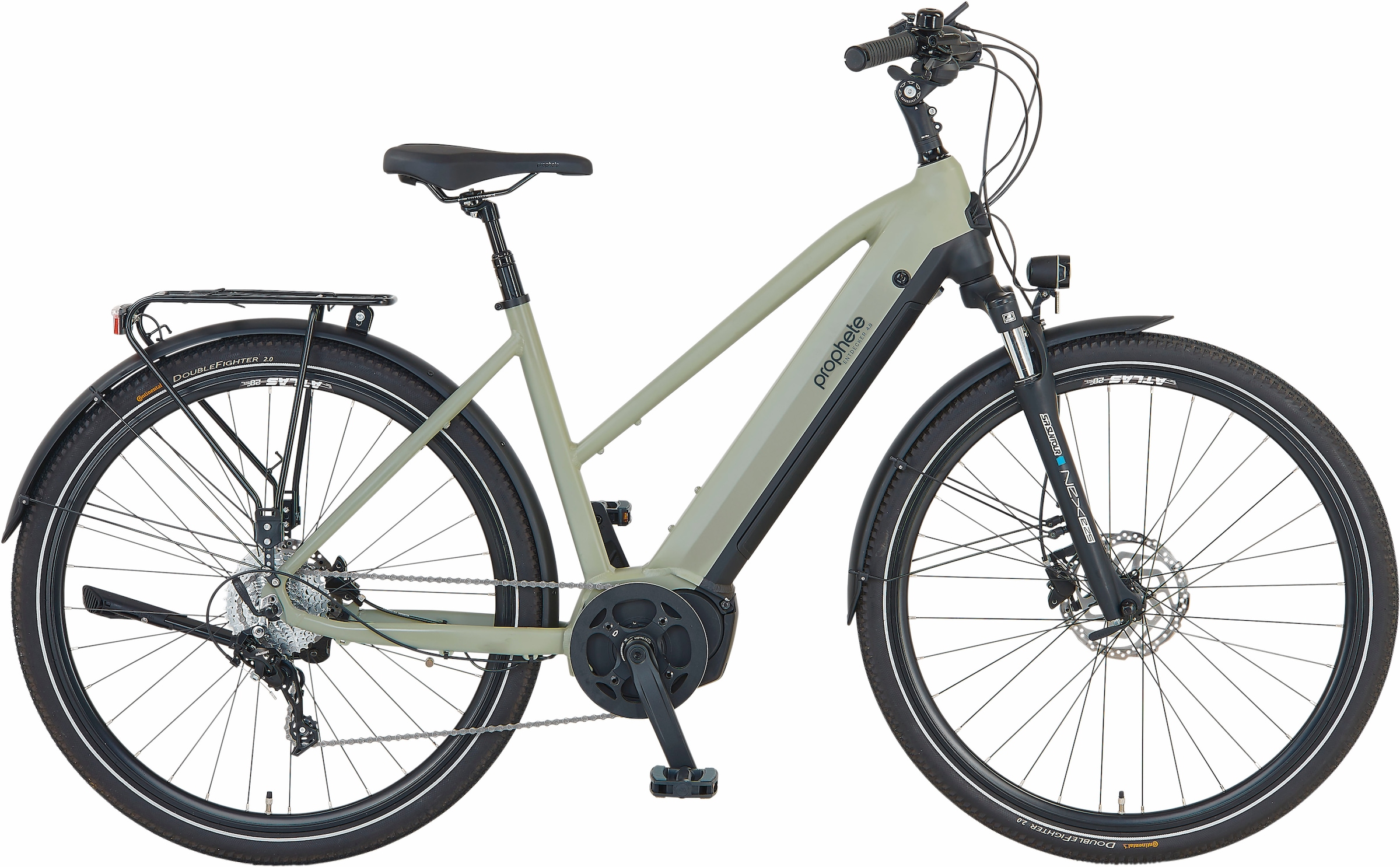 E-Bike »Entdecker 4.0«, 10 Gang, microSHIFT, RD-M61S, Mittelmotor 250 W