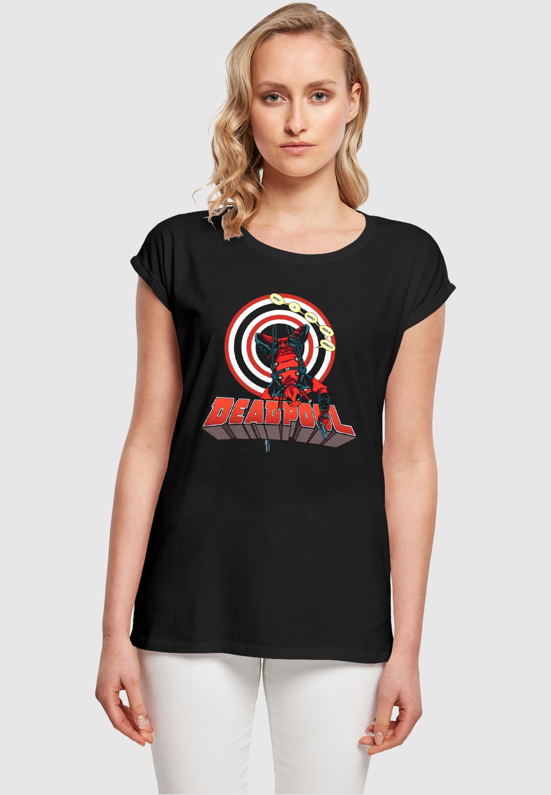 ABSOLUTE CULT T-Shirt "ABSOLUTE CULT Damen Ladies Deadpool - Upside Down T- günstig online kaufen