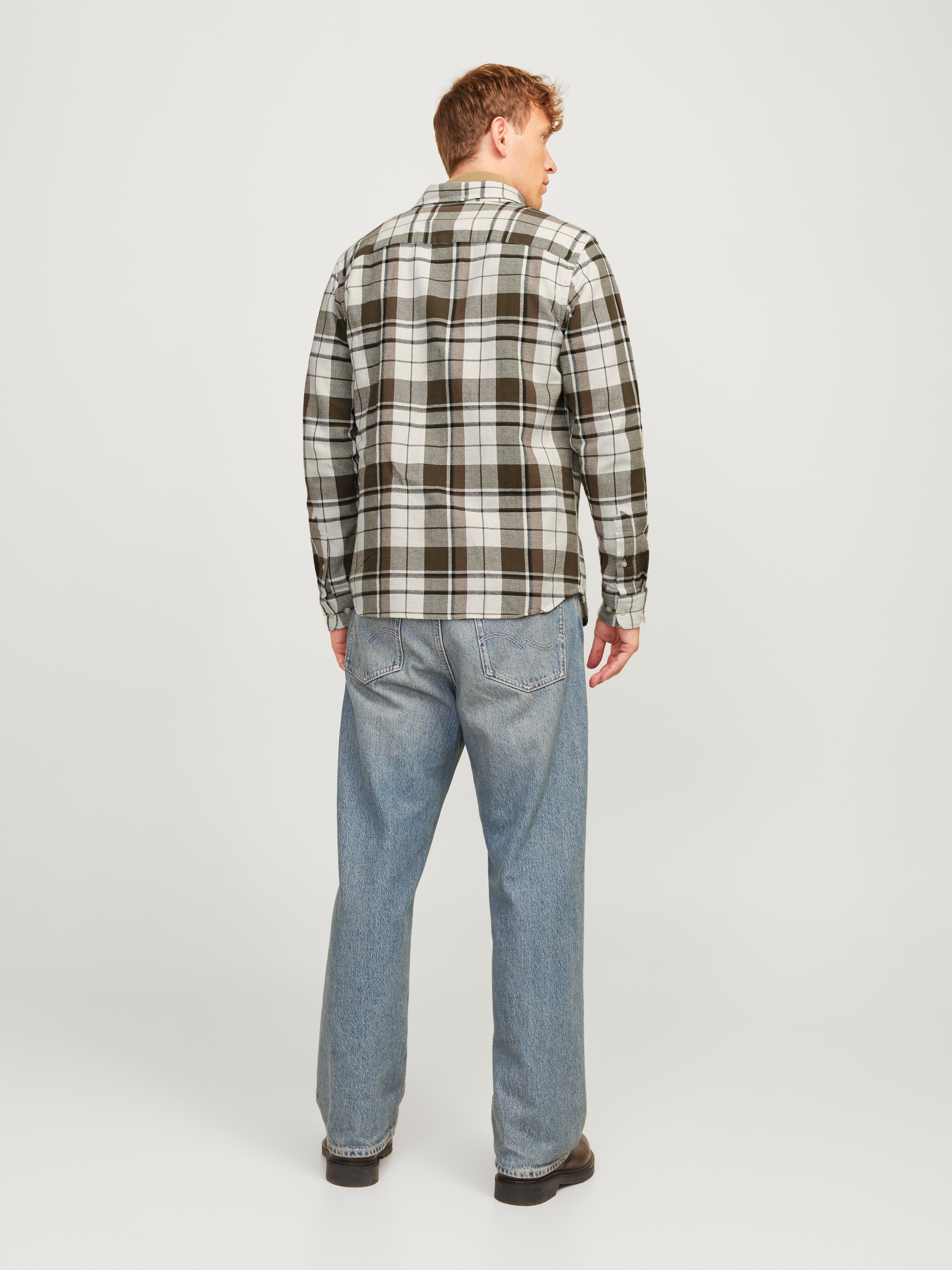 Jack & Jones Langarmhemd »JPRBLUBROOK CHECK STRUCTURE L/S SHIRT SN«