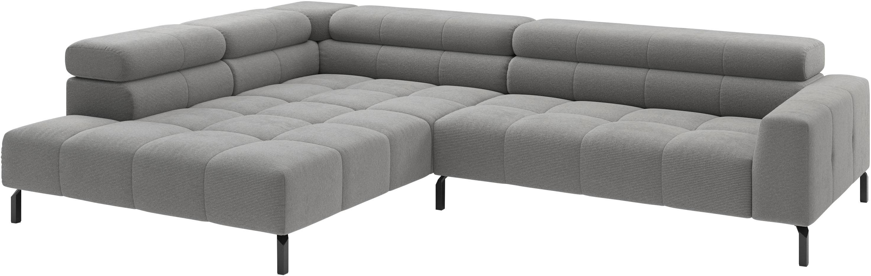 Home affaire Ecksofa "Claya, 311 cm breit, L-Form, inkl. Kopfteilverstellung" wahlweise elektrischer Sitzvorzug
