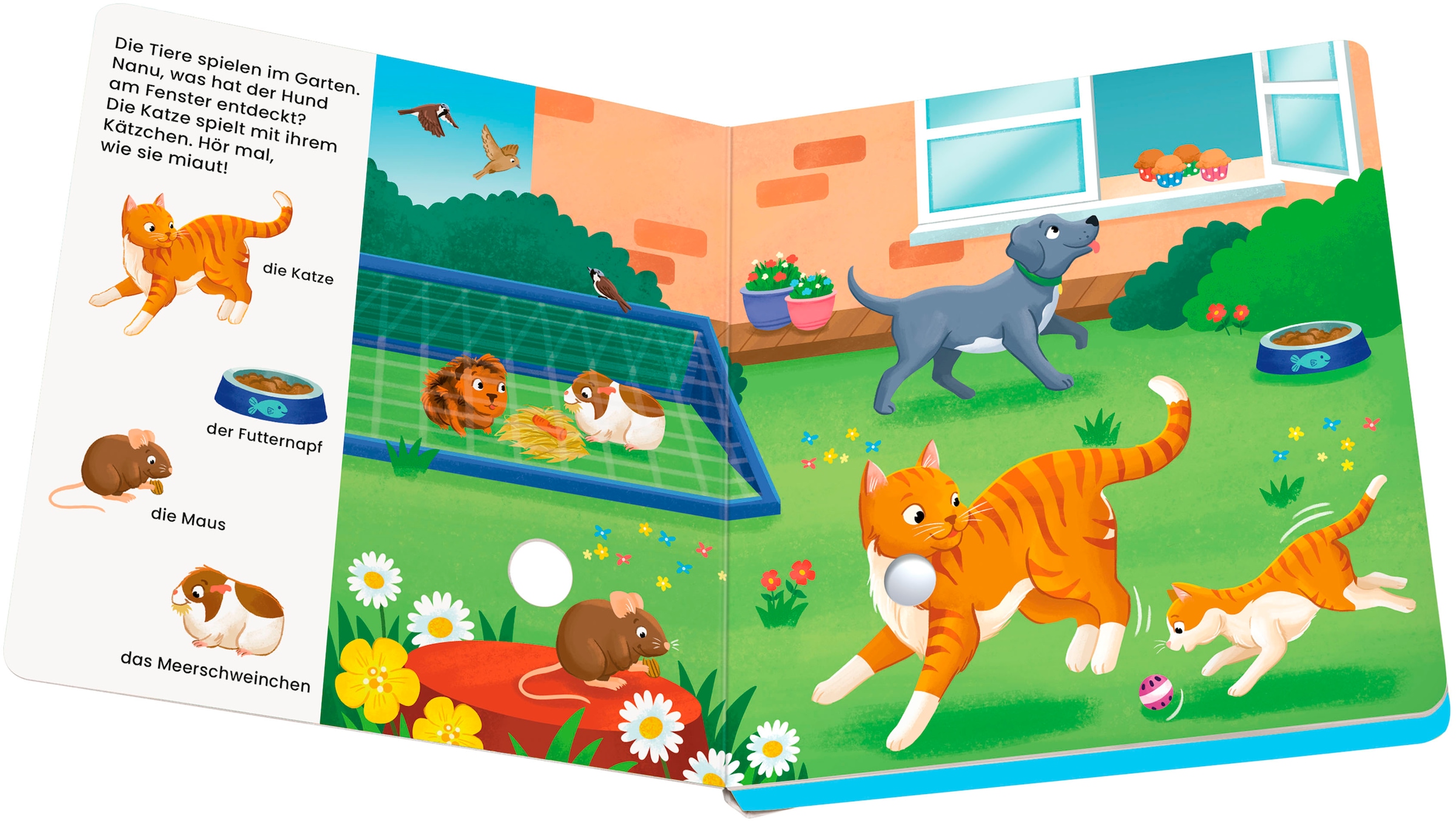 Ravensburger Kinderbuch »Play+ Mein allererstes Soundbuch Lieblingstiere«