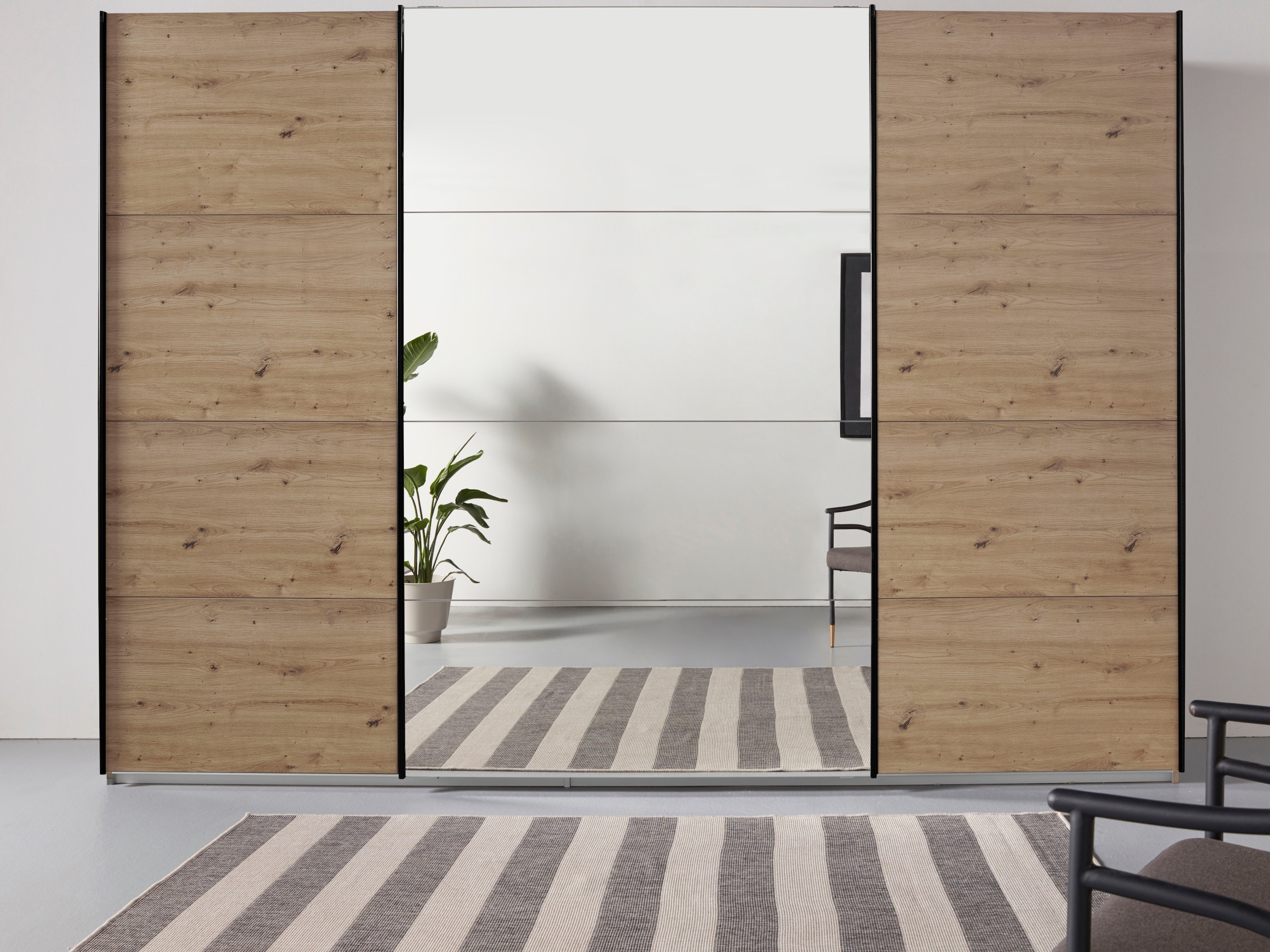 OTTO home 1100000002199 "Mehrzweckschrank Aktenschrank Möbel Mietswohnung TOPSELLER OTELI" 3 Ausstattungen BASIC/CLASSIC/PREMIUM (inkl. SOFT-CLOSE-FUNKTION), Breiten 203/271/315/360 cm Höhen 210/229 cm MADE IN GERMANY