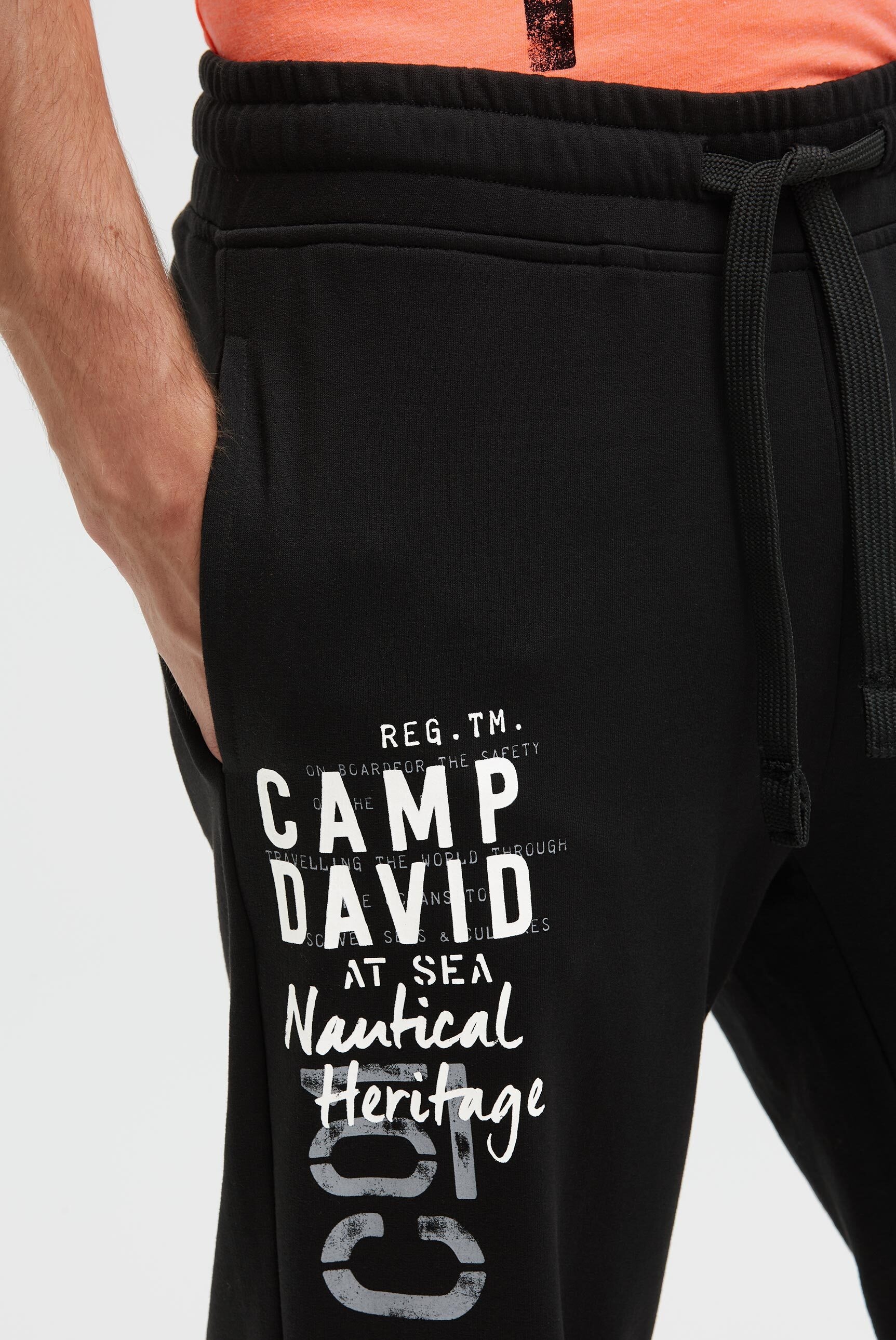 CAMP DAVID Sporthose  mit Elastikbund und Kordel