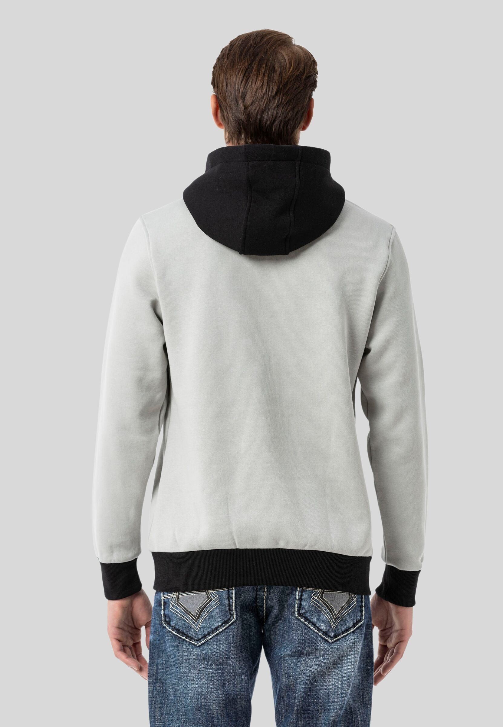 Cipo & Baxx Kapuzenpullover »Sweatshirts«, im Kontrast-Look