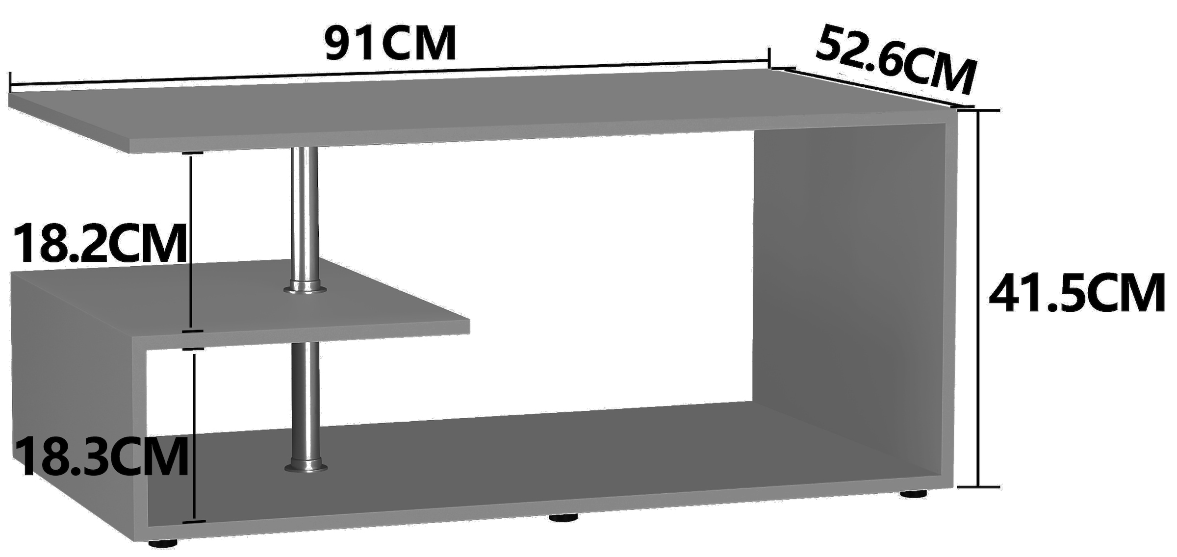 VCM Beistelltisch »Holz Sofatisch Couchtisch Wohnzimmertisch Maliso M«