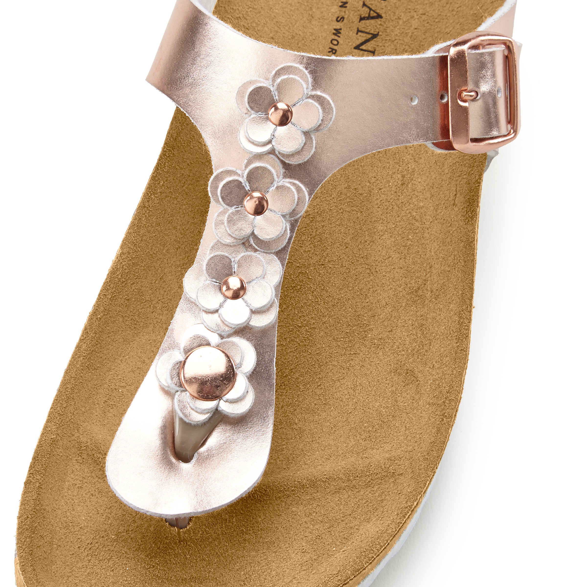 LASCANA Sandal Rose Gold Size 36 2
