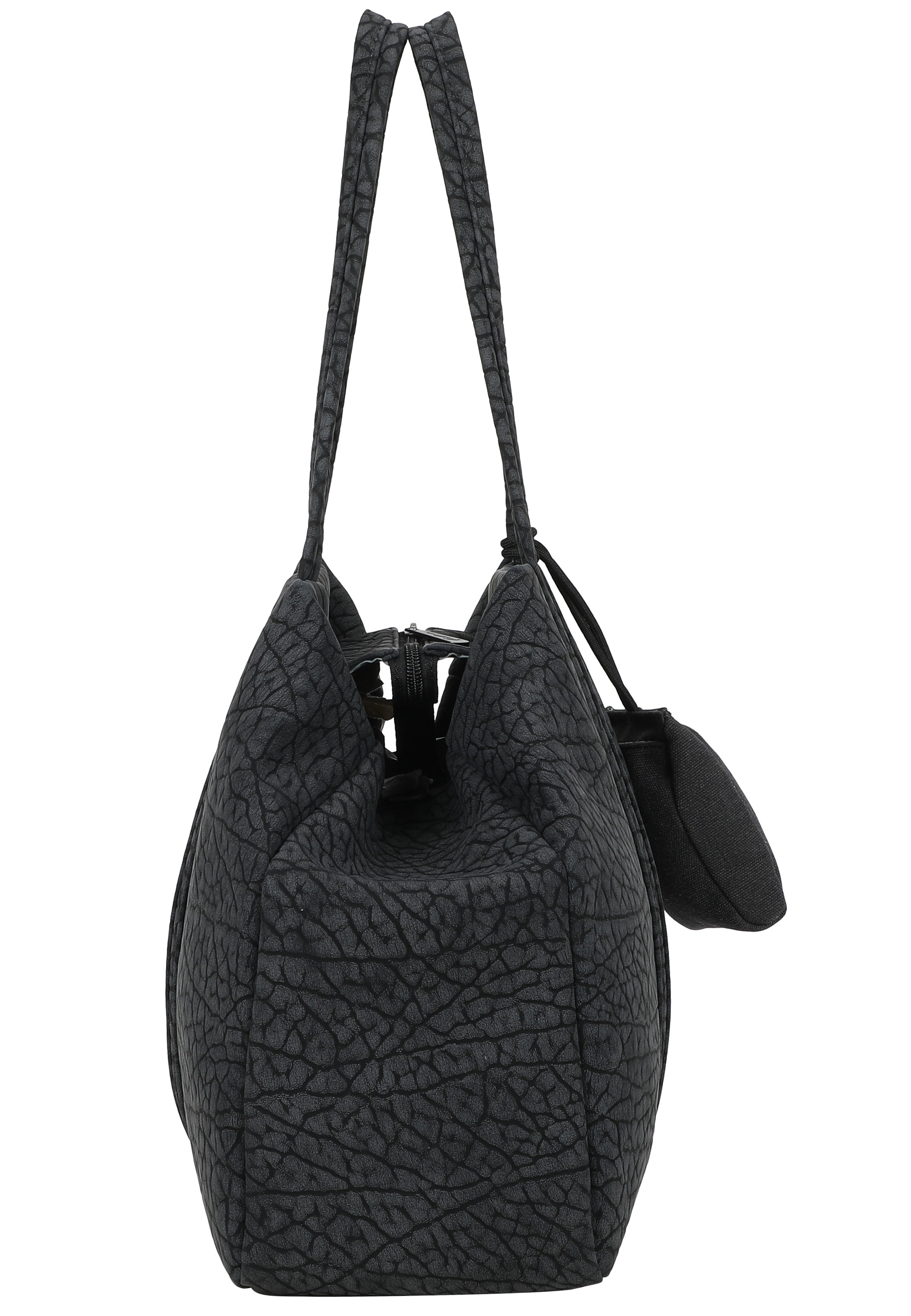 Fritzi Aus Preußen Henkeltasche FRITZI AUS PREUSSEN "Ella Shopper", Herren, Gr. B/H/T: 16cm x 29cm x 44cm, schwarz, Polyurethan (PU), unifarben, Taschen, mit geräumigem Hauptfach 2