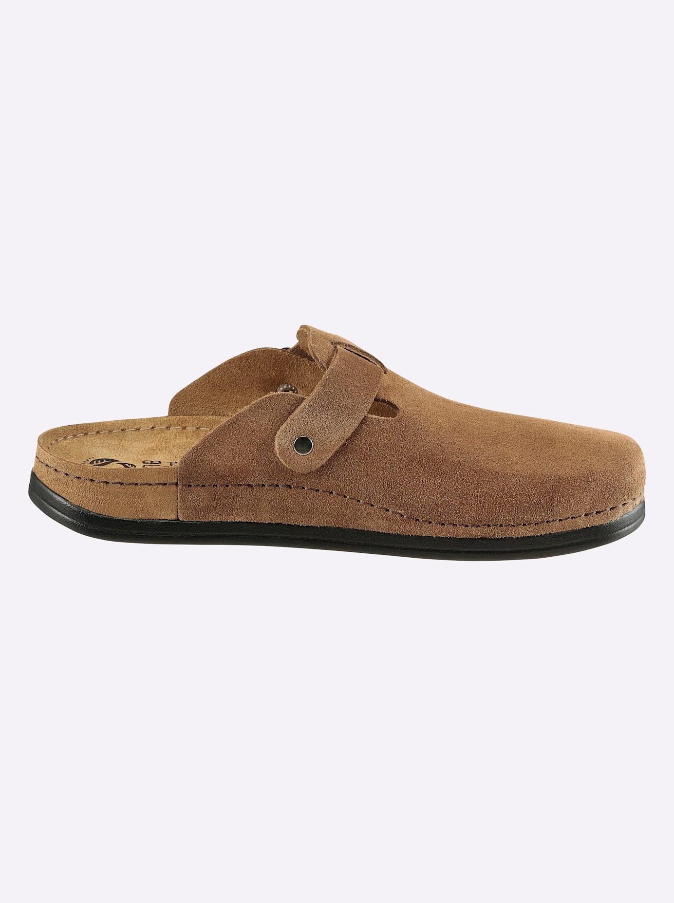 MUBB Clog Men's Leather Clogs Cognac Size 40 3