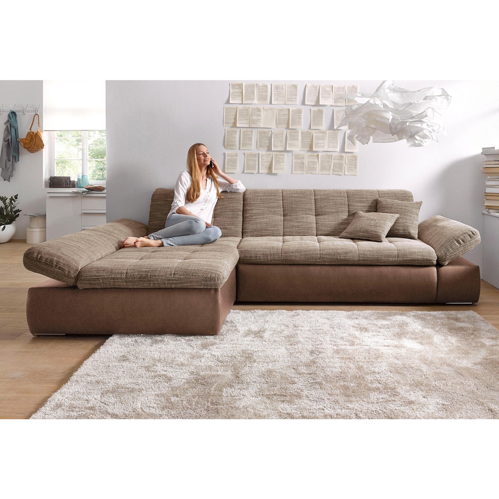 DOMO collection Ecksofa »Moric Schlafsofa B/T/H 300/172/80 cm, viele Bezugsarten, auch in Cord«