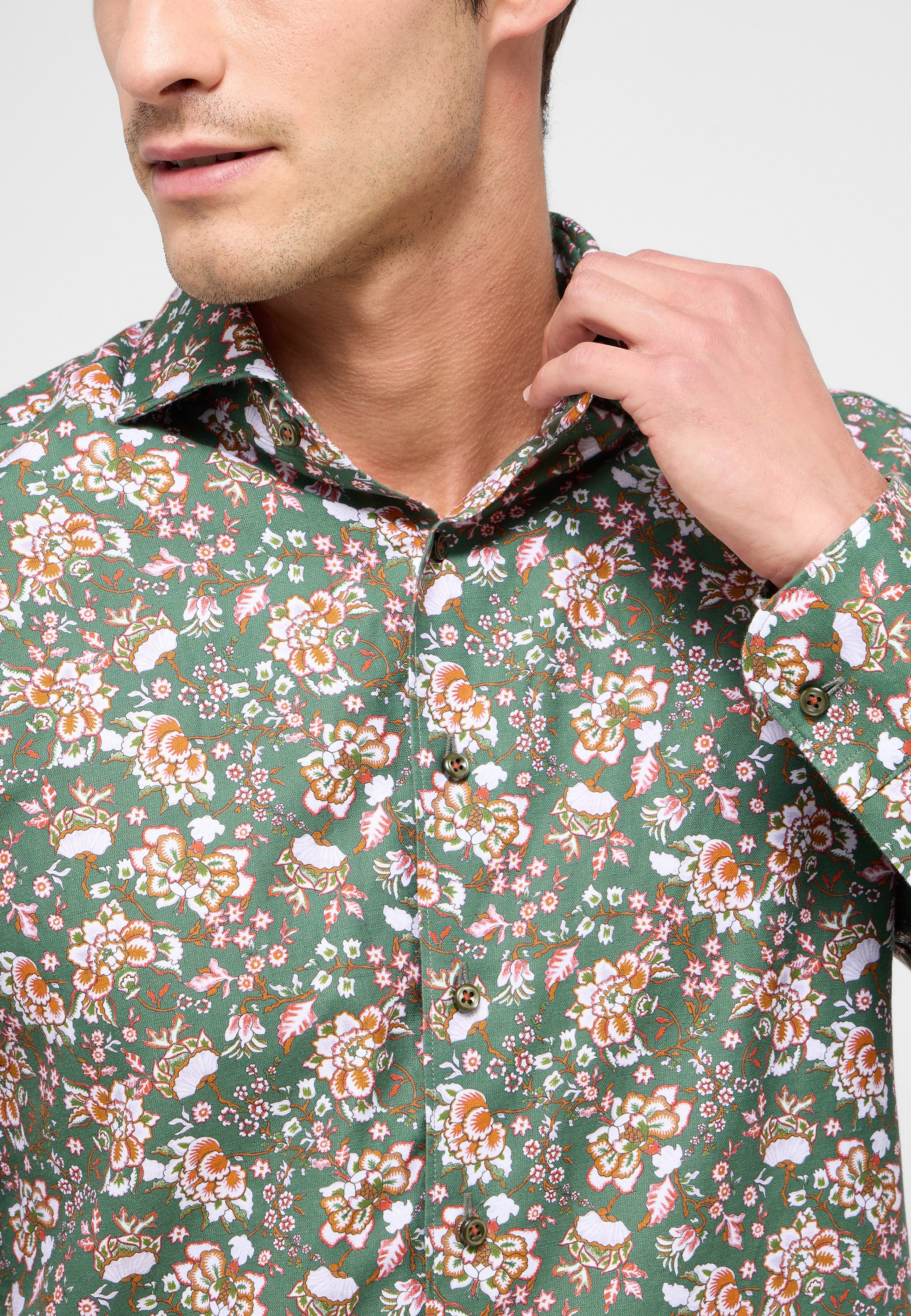 Eterna Langarmhemd »SLIM FIT«