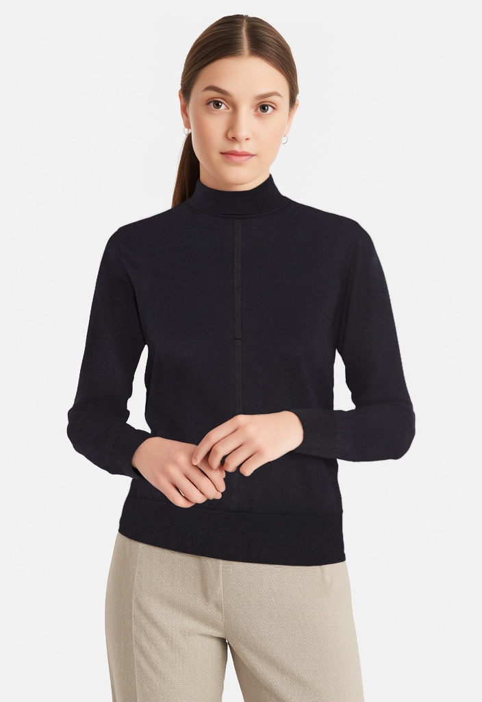 BOSS ORANGE Rollkragenpullover "Faghettini Premium Damenmode" aus softer Wo günstig online kaufen