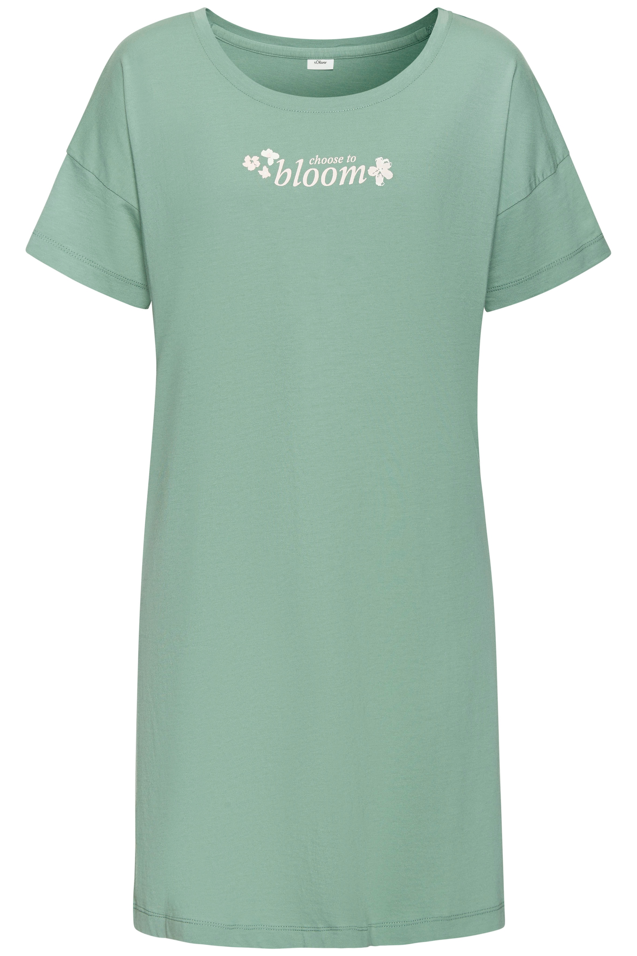 s.Oliver Nachthemd 1-teilig, mit kleinem Frontprint günstig online kaufen