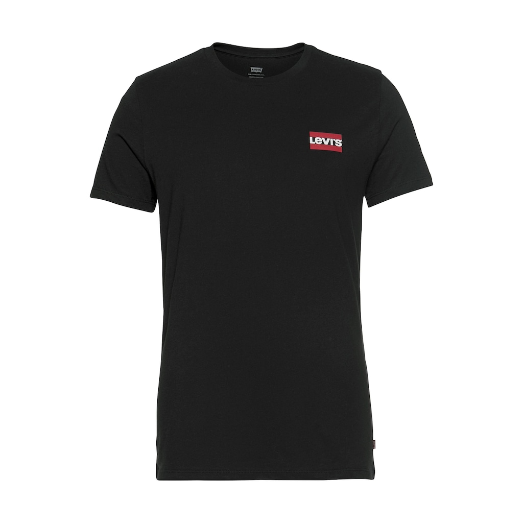Levi's® T-Shirt, (2 tlg., 2er-Pack), mit Marken-Label