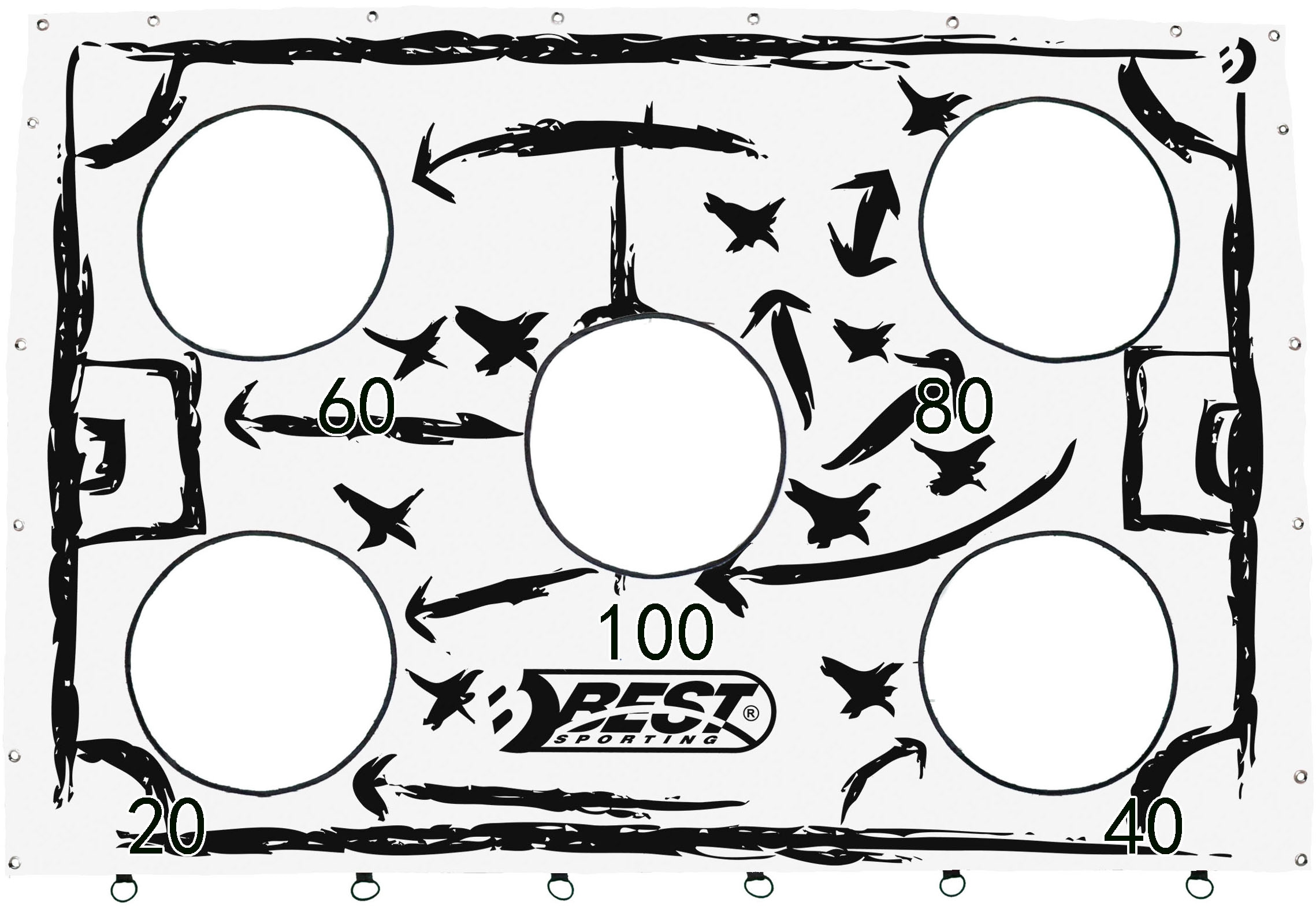 Best Sporting Fußballtor »Fußballtor TAKTIK«, (Set, 4 St., inklusive Torwand, Ball und Ballpumpe)