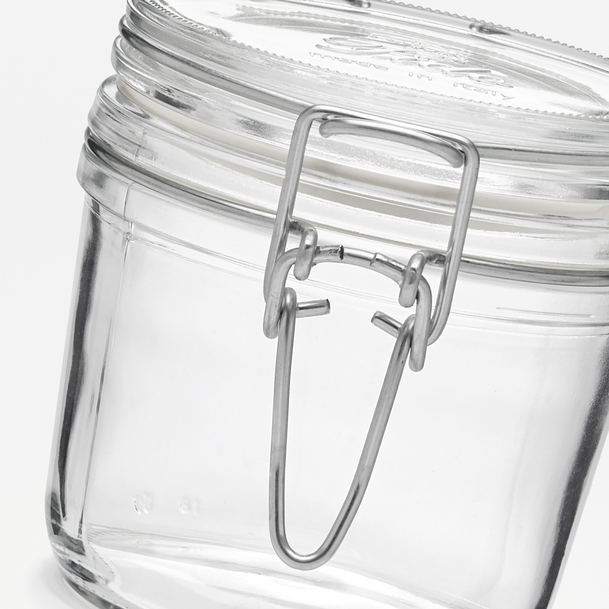Bormioli Rocco Vorratsglas »Vorratsglas "Fido" 0,35l«, (Set, 6 tlg., 6 Stück, 0,35l Fassungsvermögen), gefriergeeignet, luftdicht verschließbar