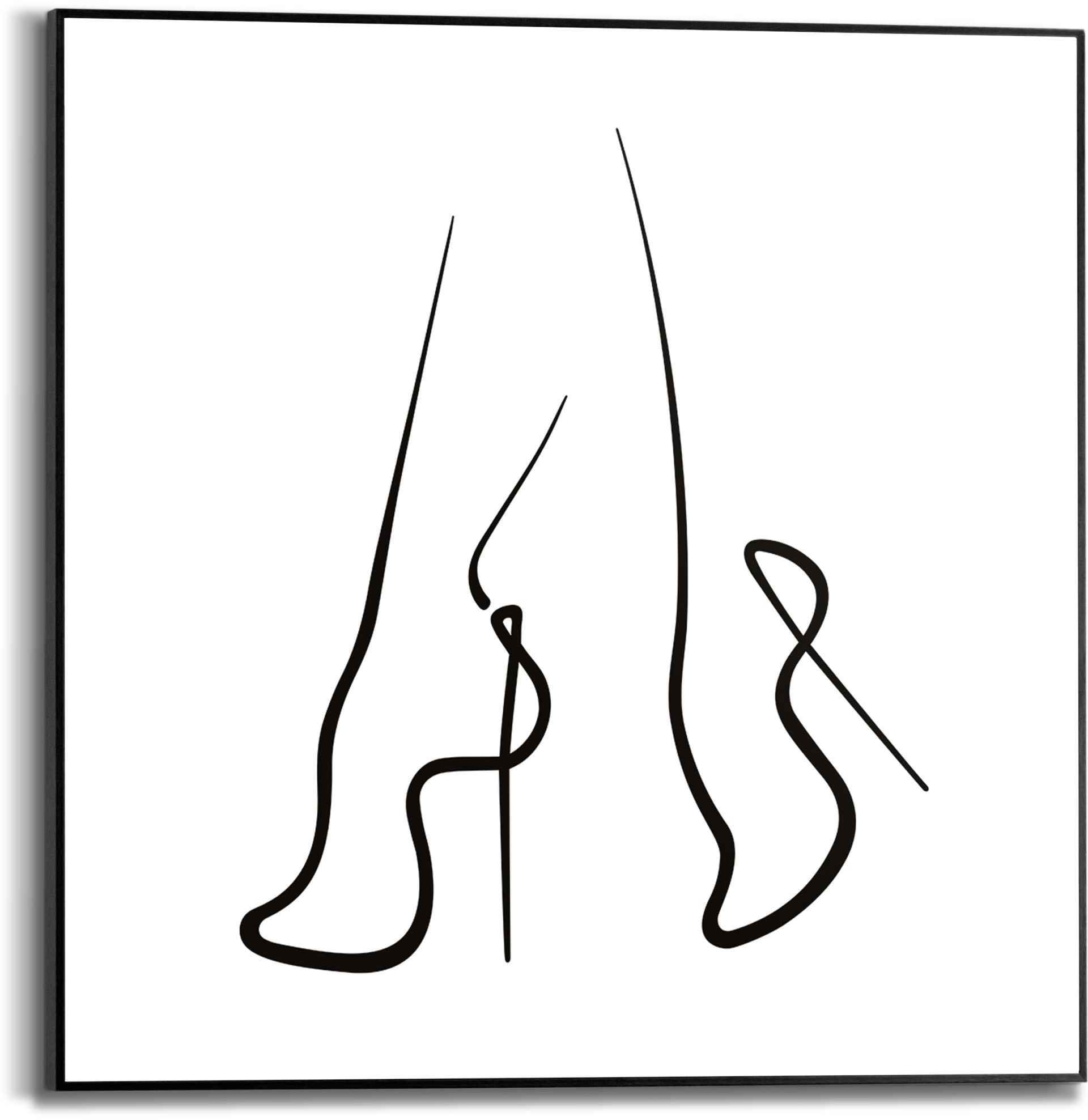 Reinders! Bild »Gerahmtes Bild High Pumps«, Heels - BAUR Schuhe - - | Zeichnung bestellen Abstrakt St.) Schuhe, (1