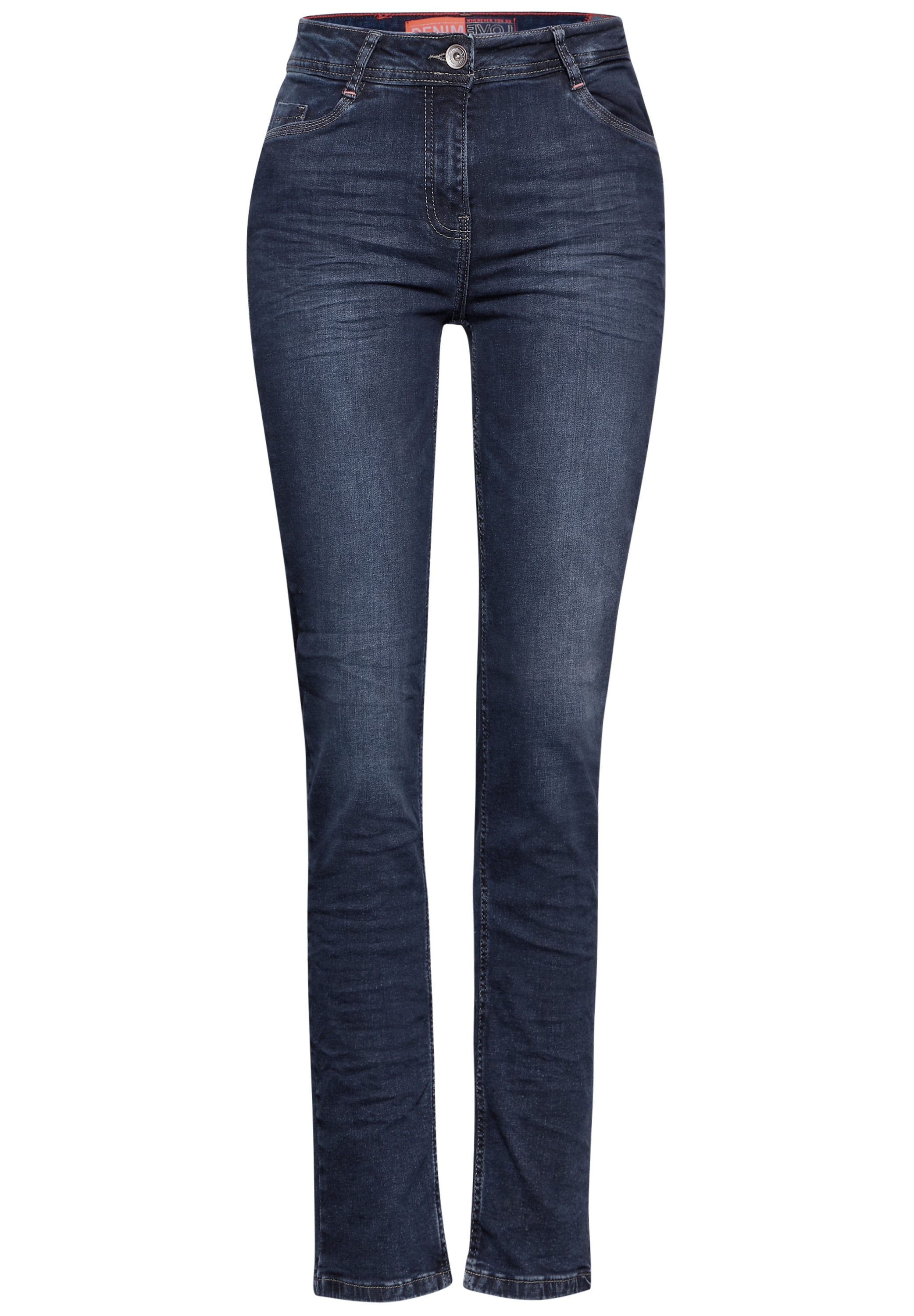 Cecil Slim-fit-Jeans, High Waist