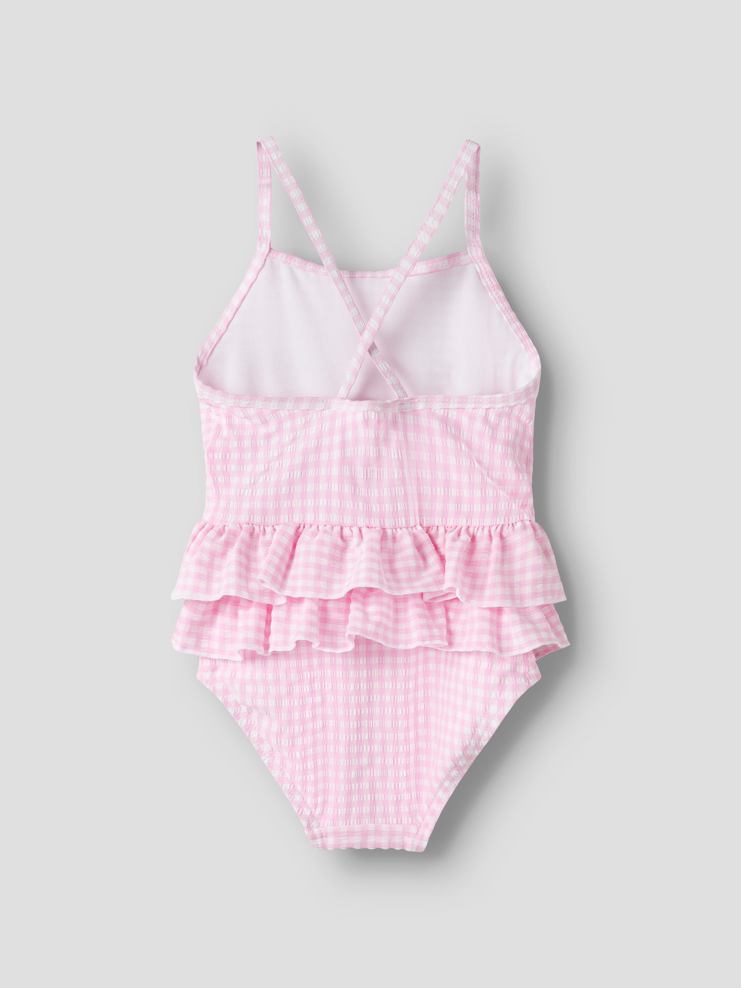 Name It Badeanzug »NMFZAMMER SWIMSUIT« mit Stickerei und Rüschen