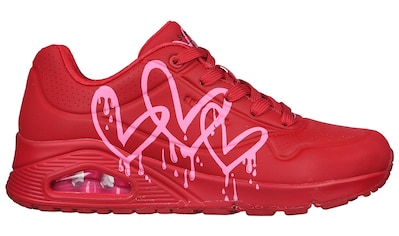 Skechers Sneaker »UNO DRIPPING IN LOVE«, mit Herzen-Graffity-Print kaufen