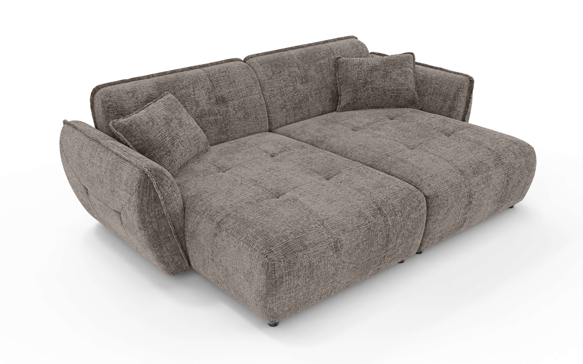 Home affaire Big-Sofa "MIRELDA Design-Sofa mit Steppungen, extra tief, Brei günstig online kaufen