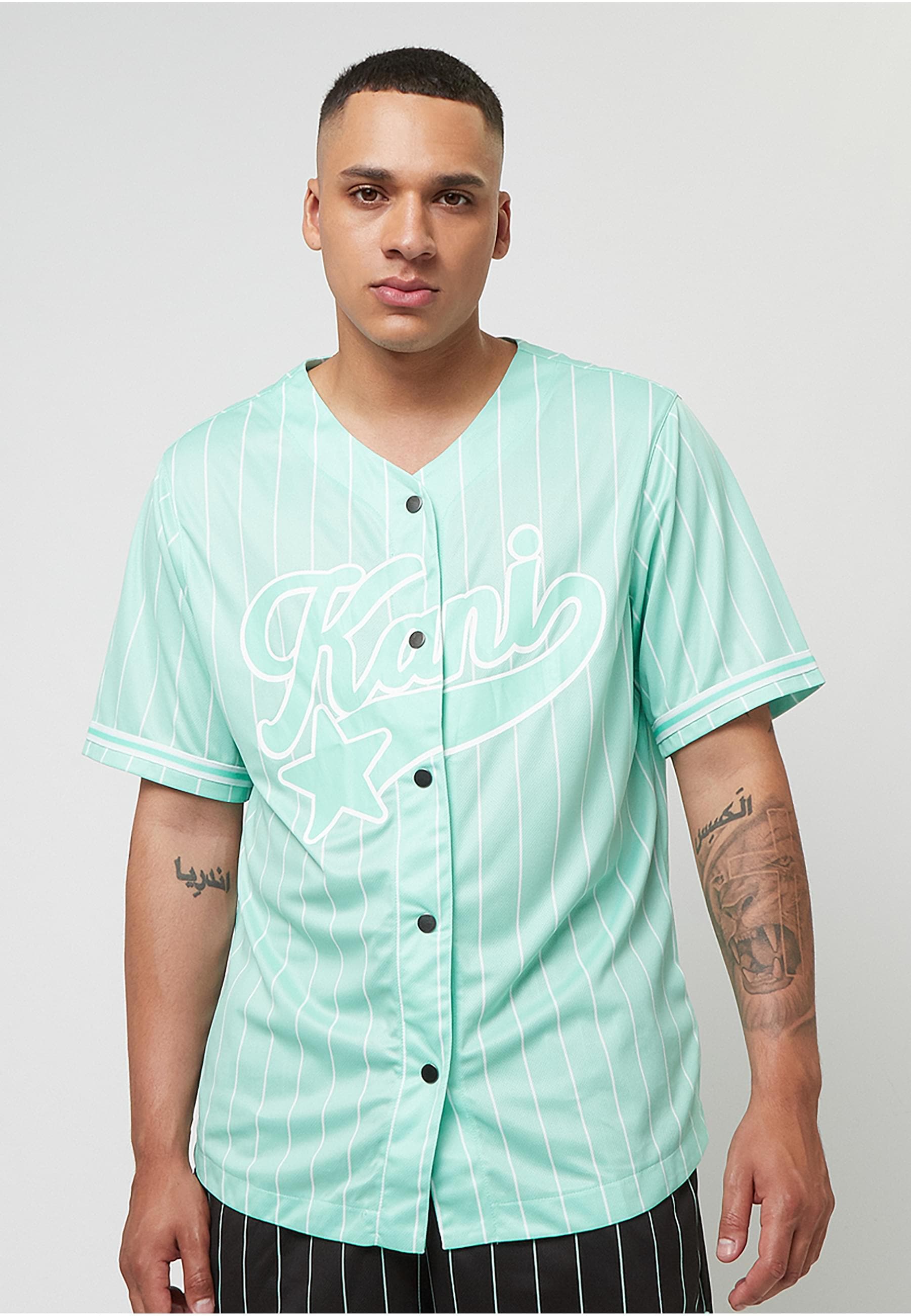 Karl Kani T-Shirt "Karl Kani Star Logo Pinstripe Baseball Shirt", (1 tlg.) günstig online kaufen