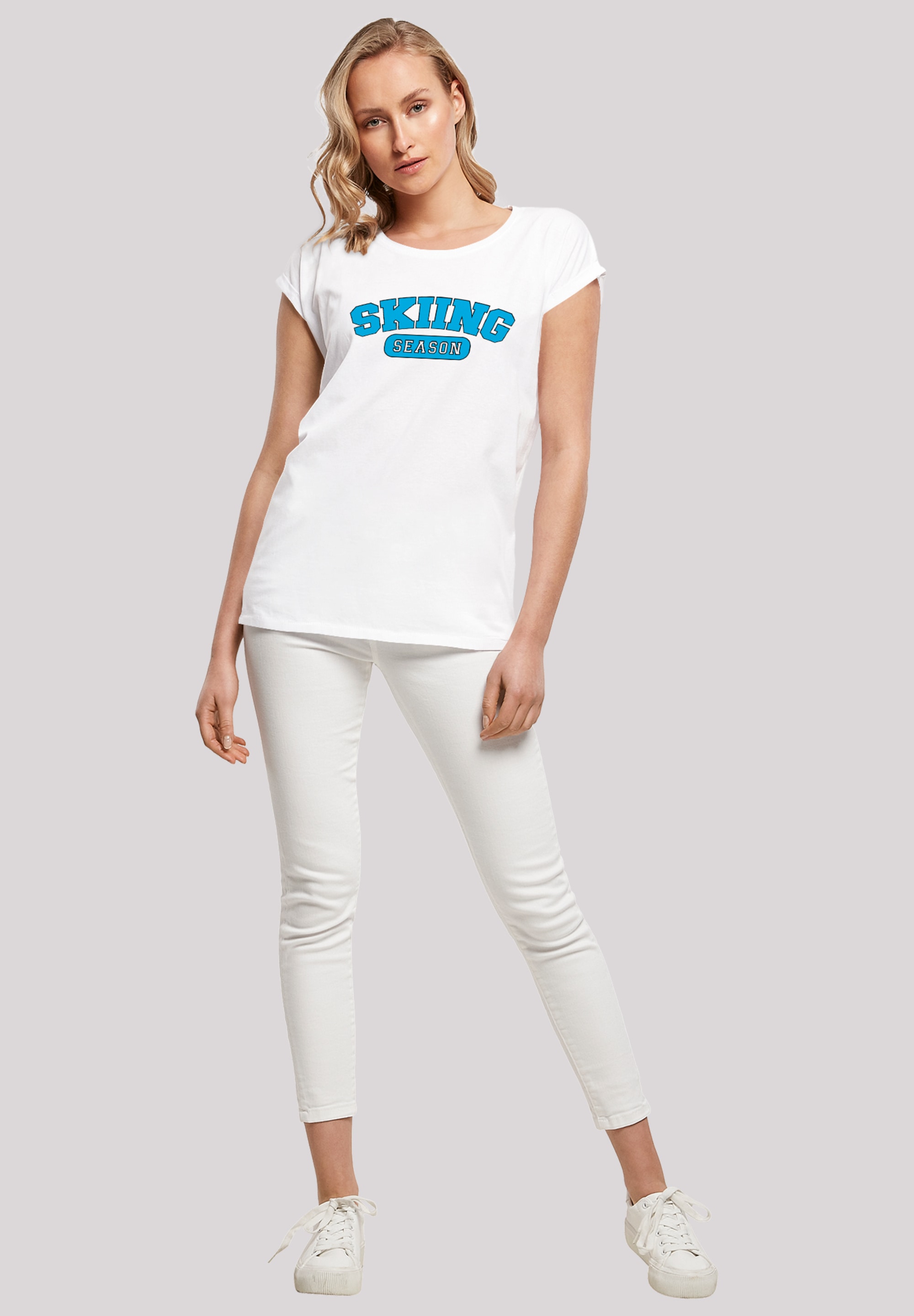 F4NT4STIC T-Shirt »Skiing Season Winter Sport«, Premium Qualität