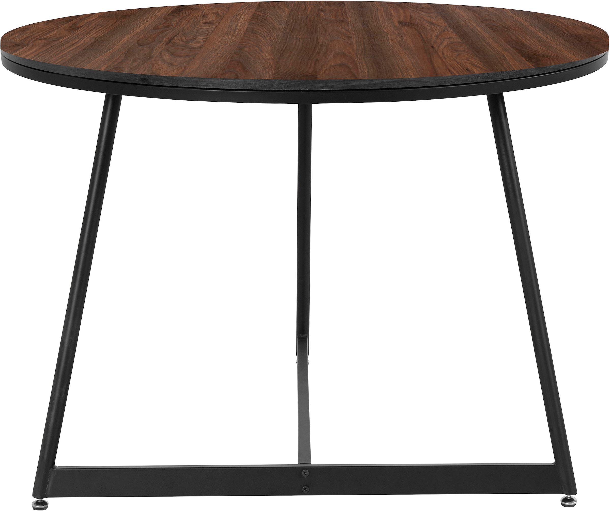 andas Esstisch »Adak«, (1 St.), mit Tischplatte in Walnußoptik mit fühlbare Struktur, Höhe 78 cm