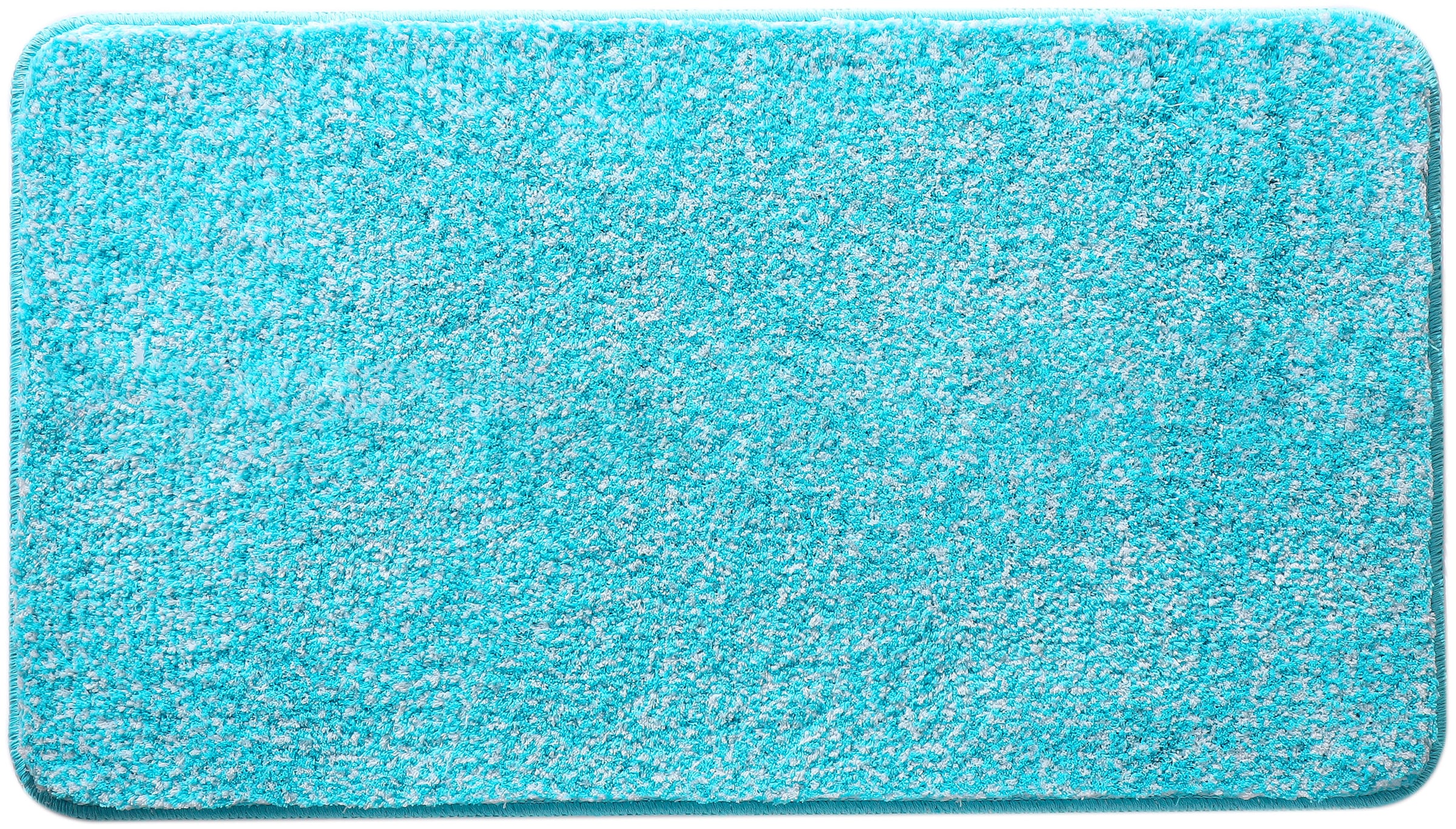 my home Badematte »Vanessa meliert, Badvorleger, Badezimmer Teppich, Duschvorleger«, rutschhemmend beschichtet, strapazierfähig, Badteppich, weiche Haptik, unifarben