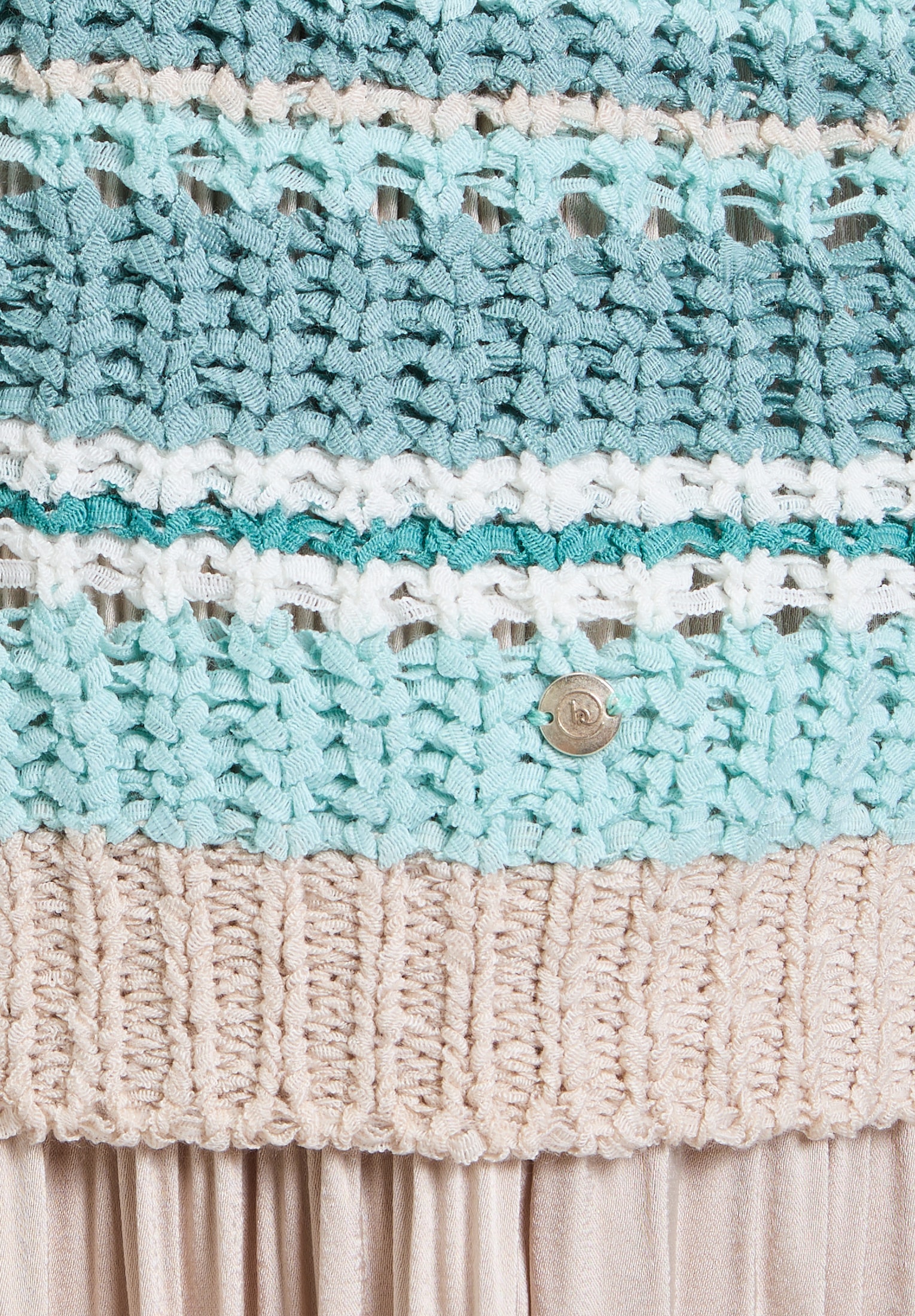 Betty&Co Kurzarmshirt »Betty & Co Strickpullover mit Rundhalsausschnitt«, (1 tlg.), Struktur