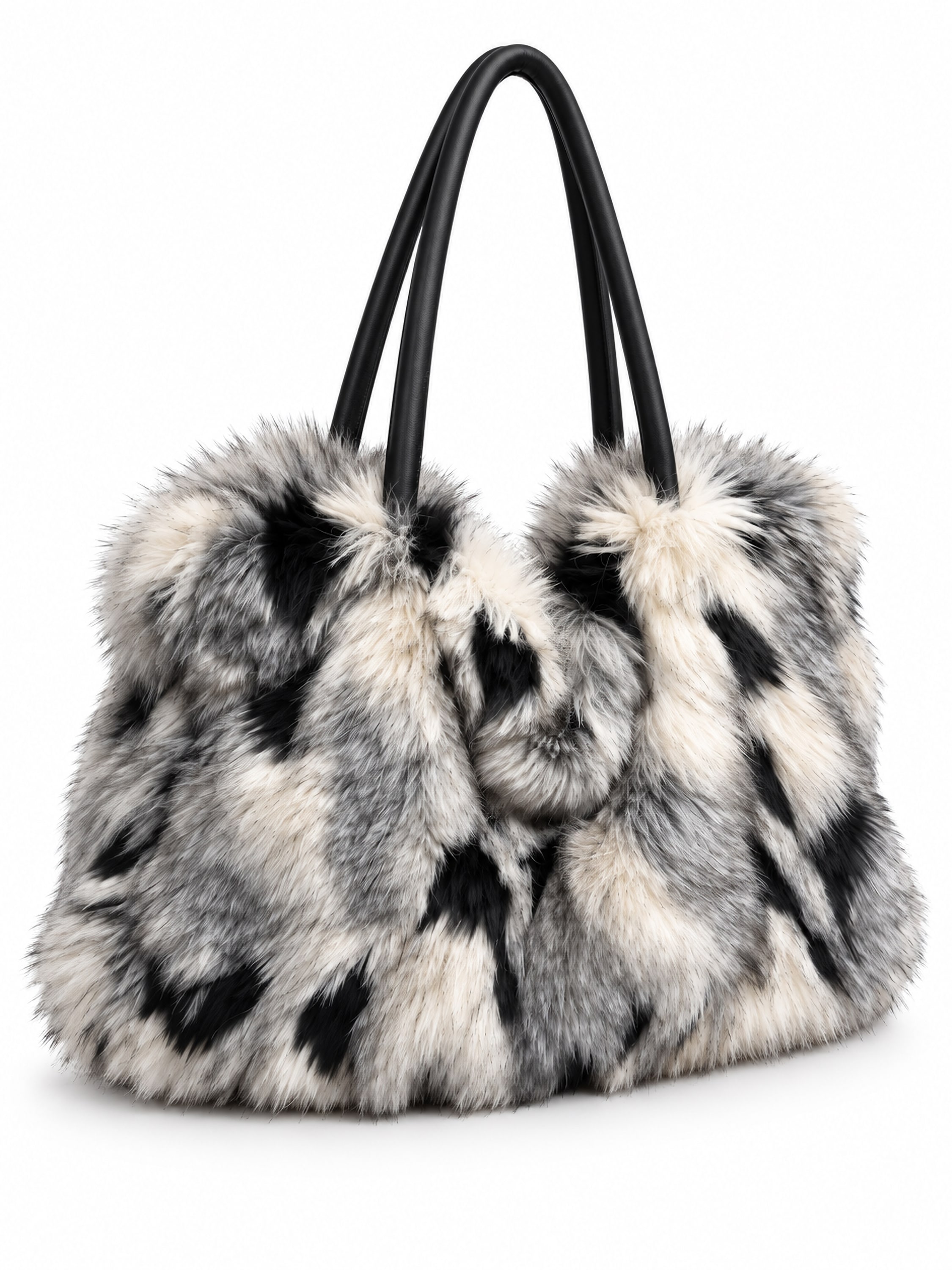 COLLEZIONE ALESSANDRO Shopper »Wolke« XXL Shopper aus weichem Teddy-Material
