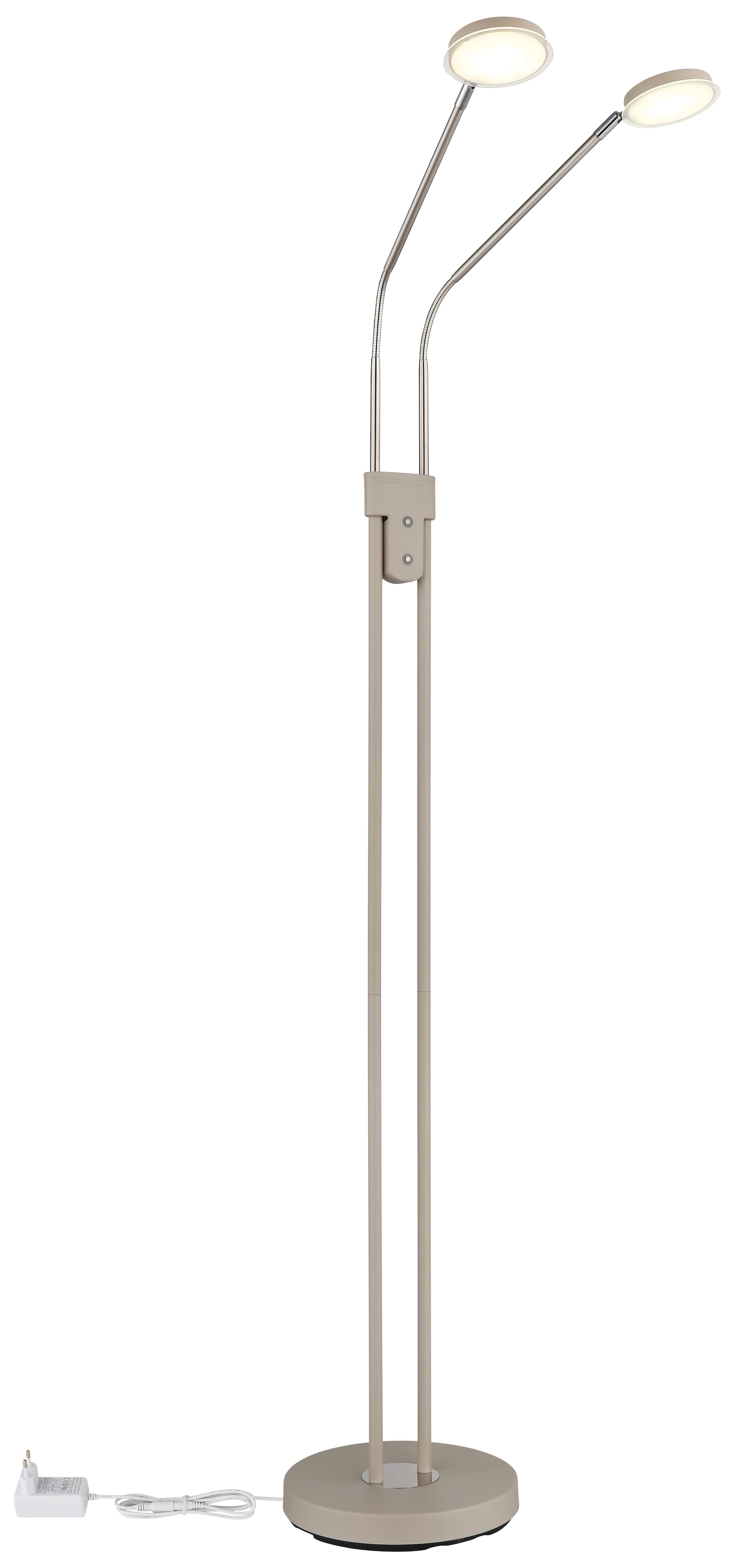 GLOBO LIGHTING Stehlampe »SILVIO« LED-Modul 1 Stk. Stehleuchte mit Touchdimmer, flexibel, modern & komfortabel