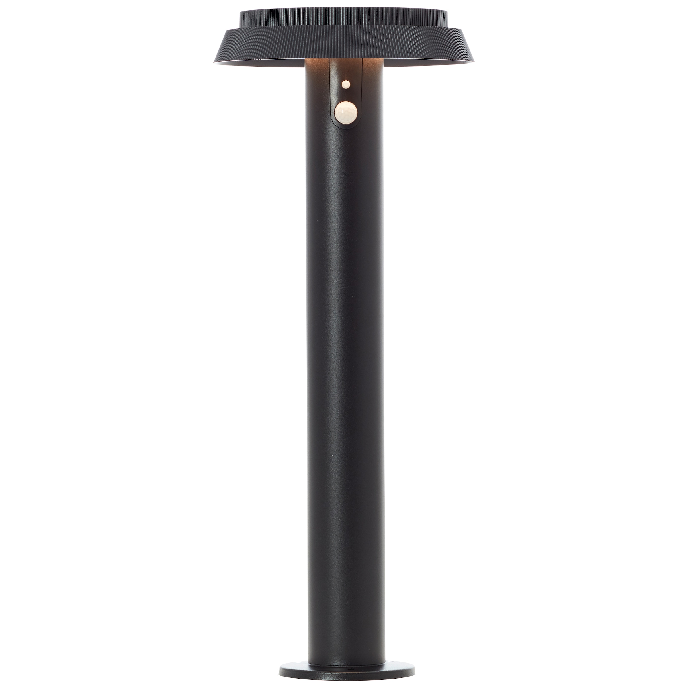 Brilliant LED Sockelleuchte "Alvero" 1 Stk. Warmweiß LED Außenstehleuchte, Solar, schwarz