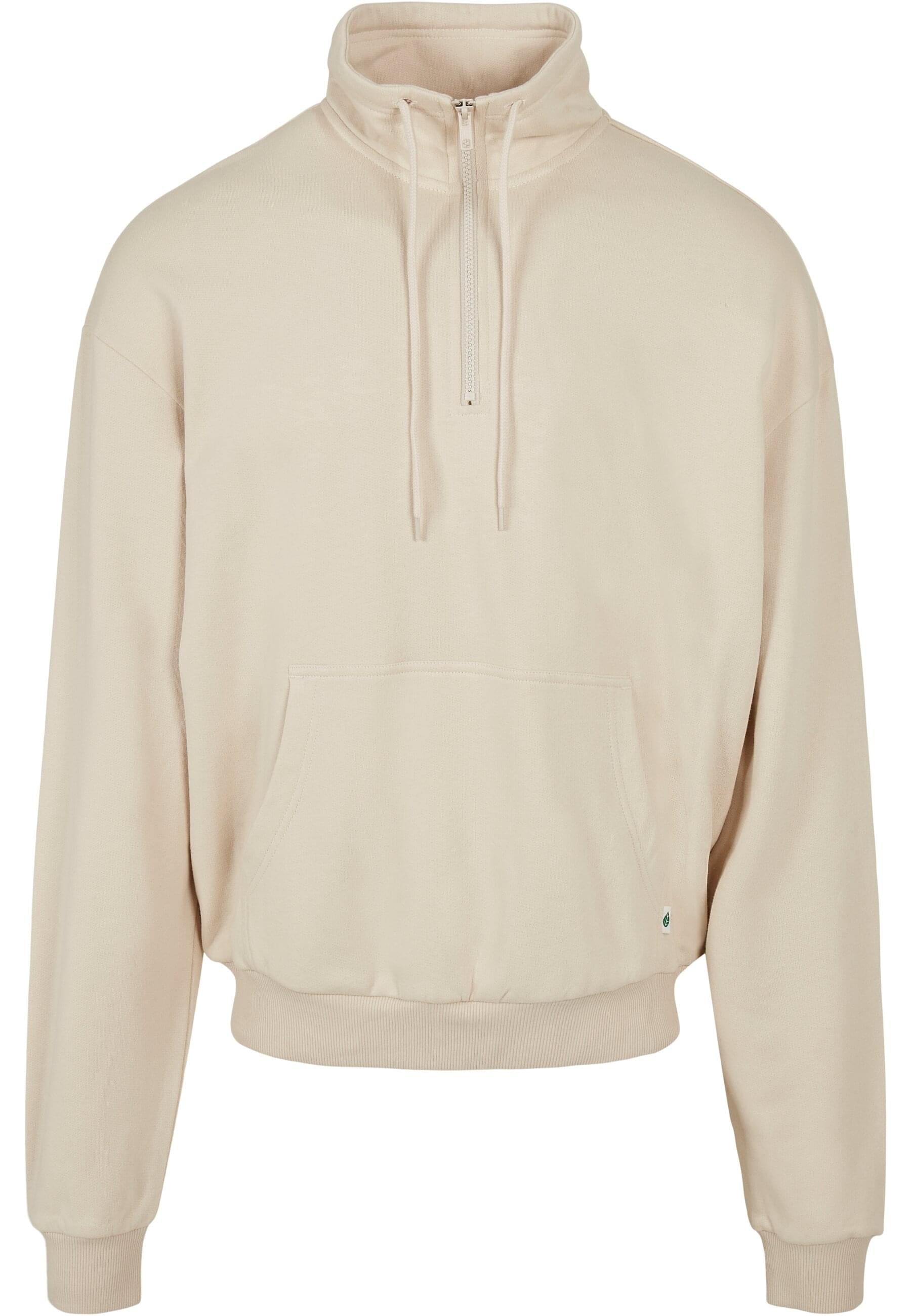 URBAN CLASSICS Sweatjacke "Urban Classics Herren Organic Drawstring Troyer" günstig online kaufen