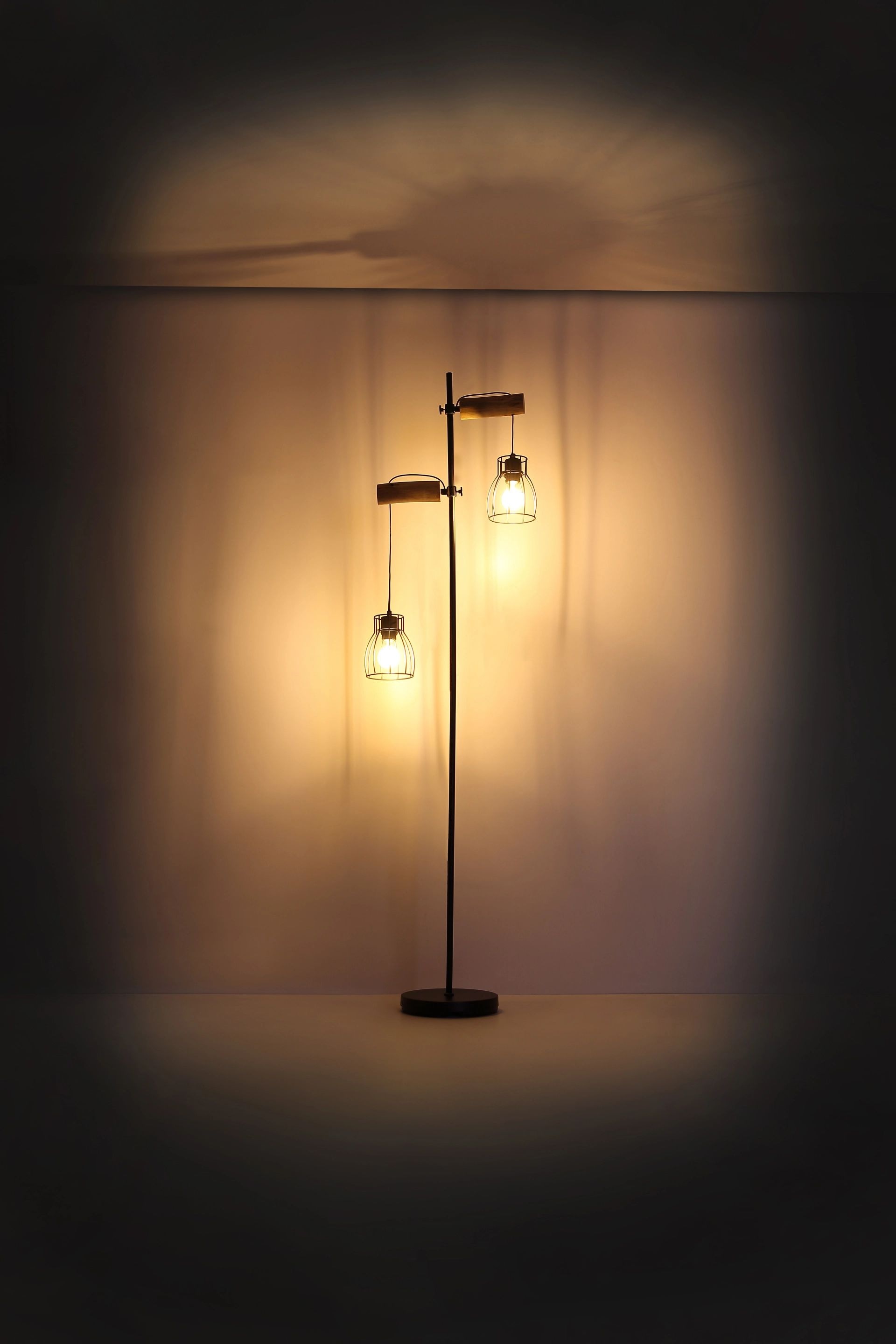 GLOBO LIGHTING Stehlampe »MINA«, Leuchtmittel E27 | ohne Leuchtmittel, Wippschalter