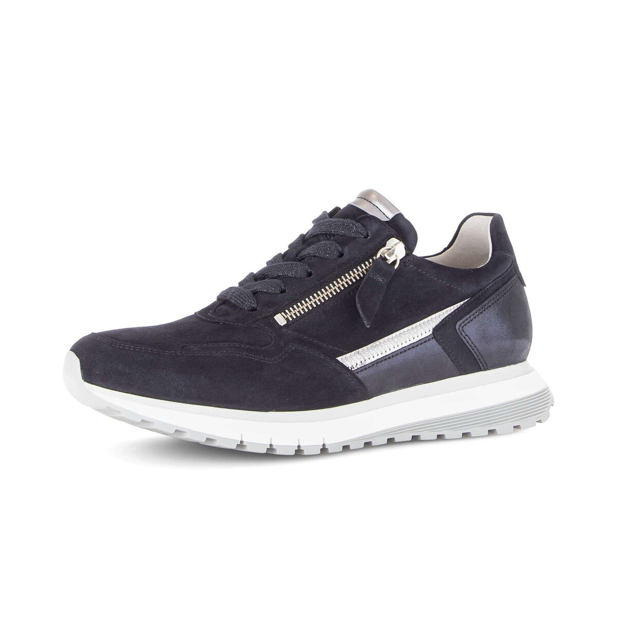 Gabor Sneaker "Sneaker low Materialmix Leder" günstig online kaufen