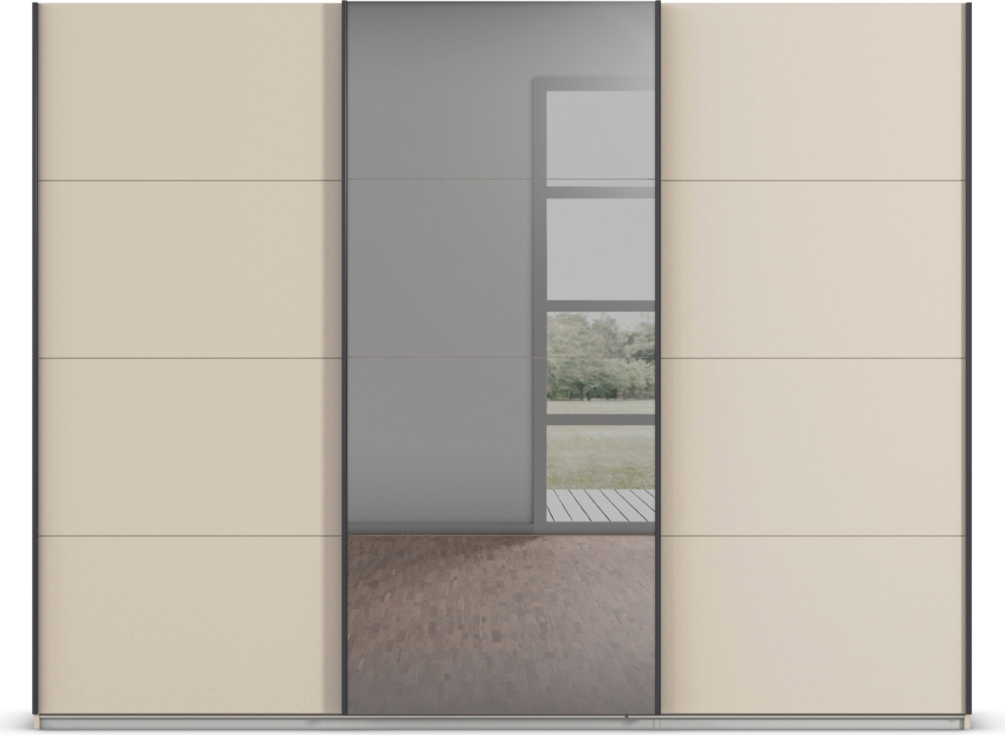 INOSIGN Schwebetürenschrank »Ferris«, BESTSELLER, Schrank Breite 2,71m, Schlafzimmerschrank in 3 Ausführungen
