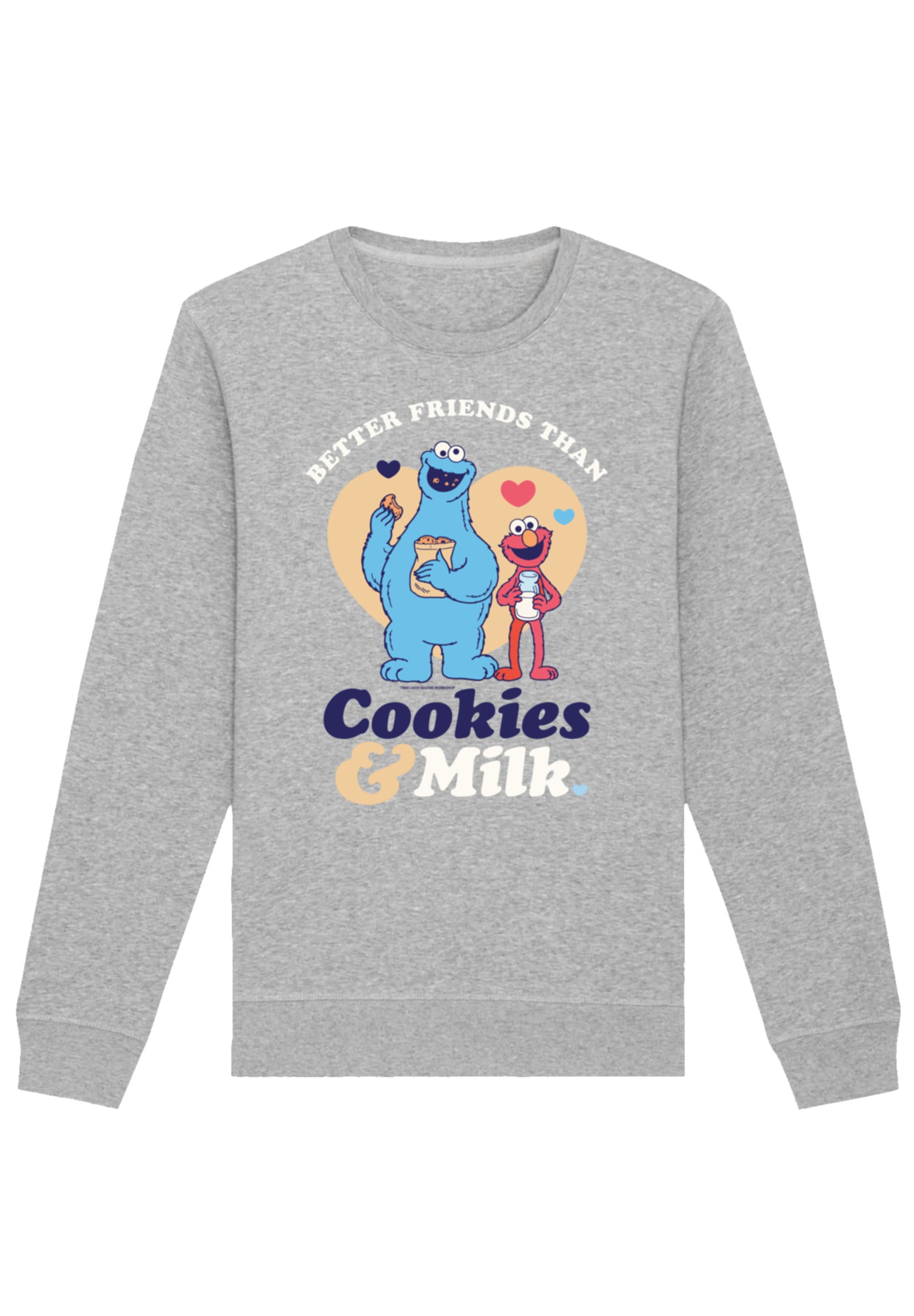 Sweatshirt »Sesamstraße Cookies & Milk«, Premium Qualität,Nostalgie, Fernsehserie