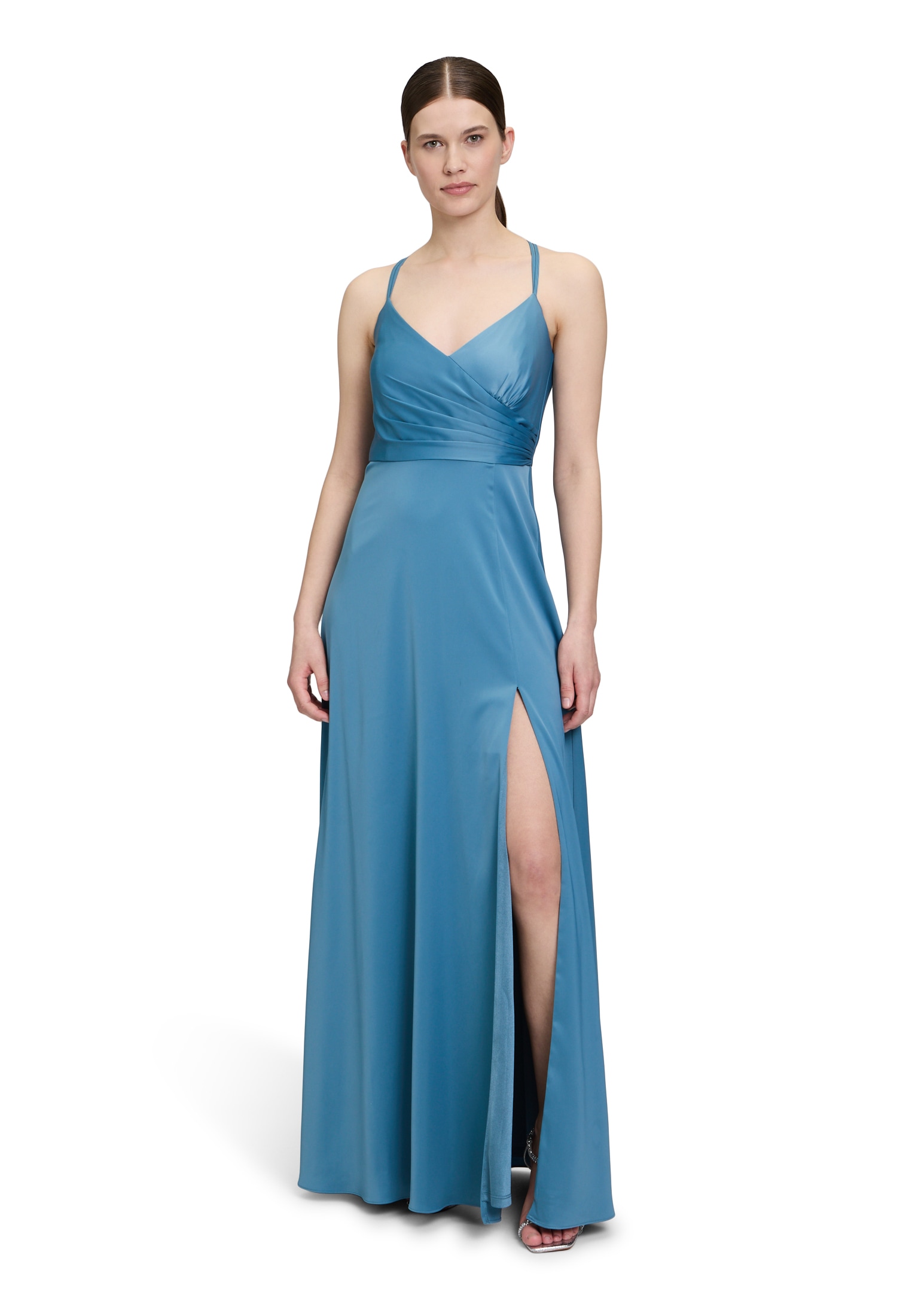 Vera Mont Abendkleid "Vera Mont Abendkleid mit V-Ausschnitt", Schlitz günstig online kaufen