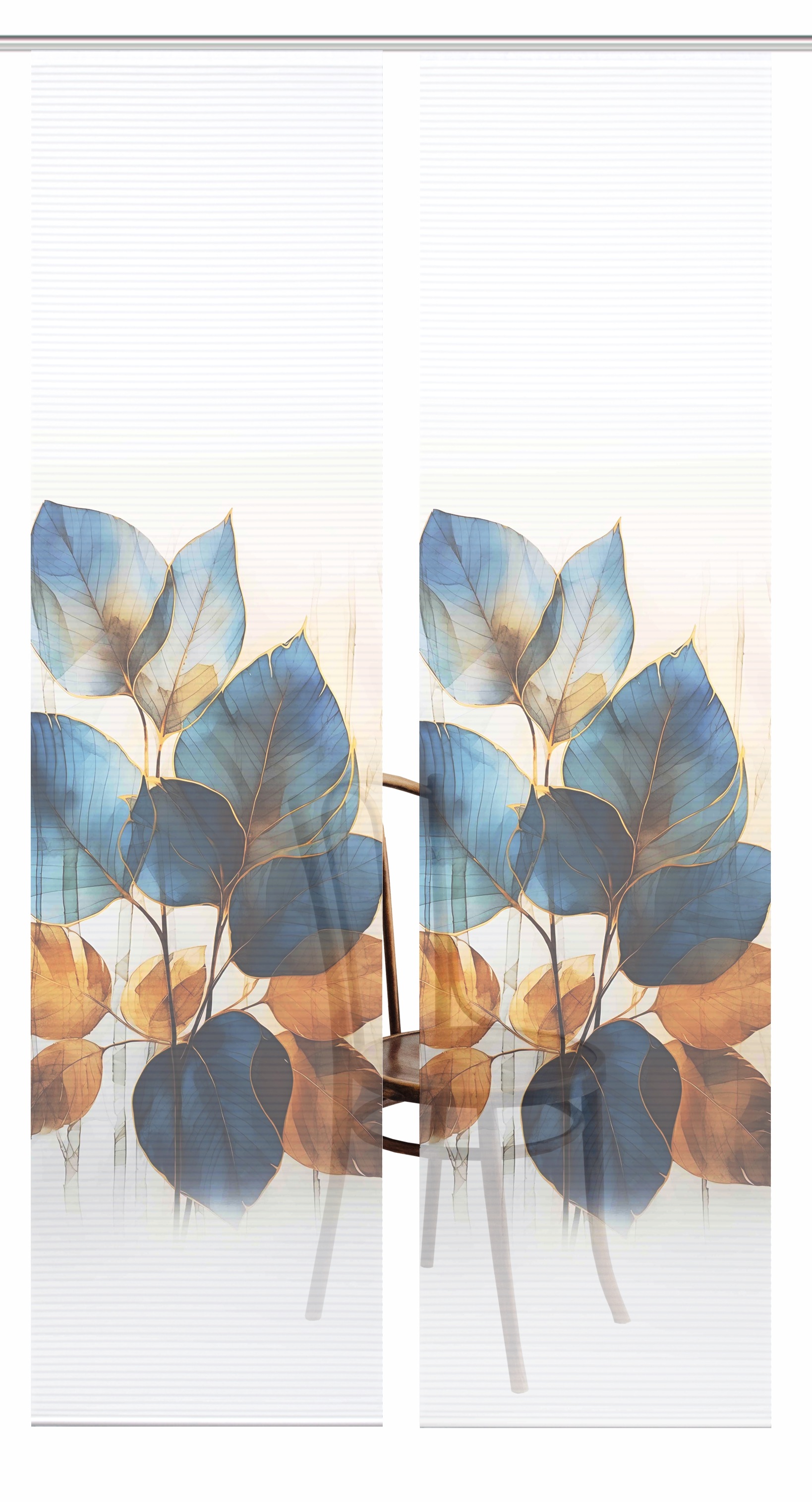 HOME in green Schiebegardine "THALIN" Paneelwagen 2 Stk. tlg. Bambusoptik, günstig online kaufen