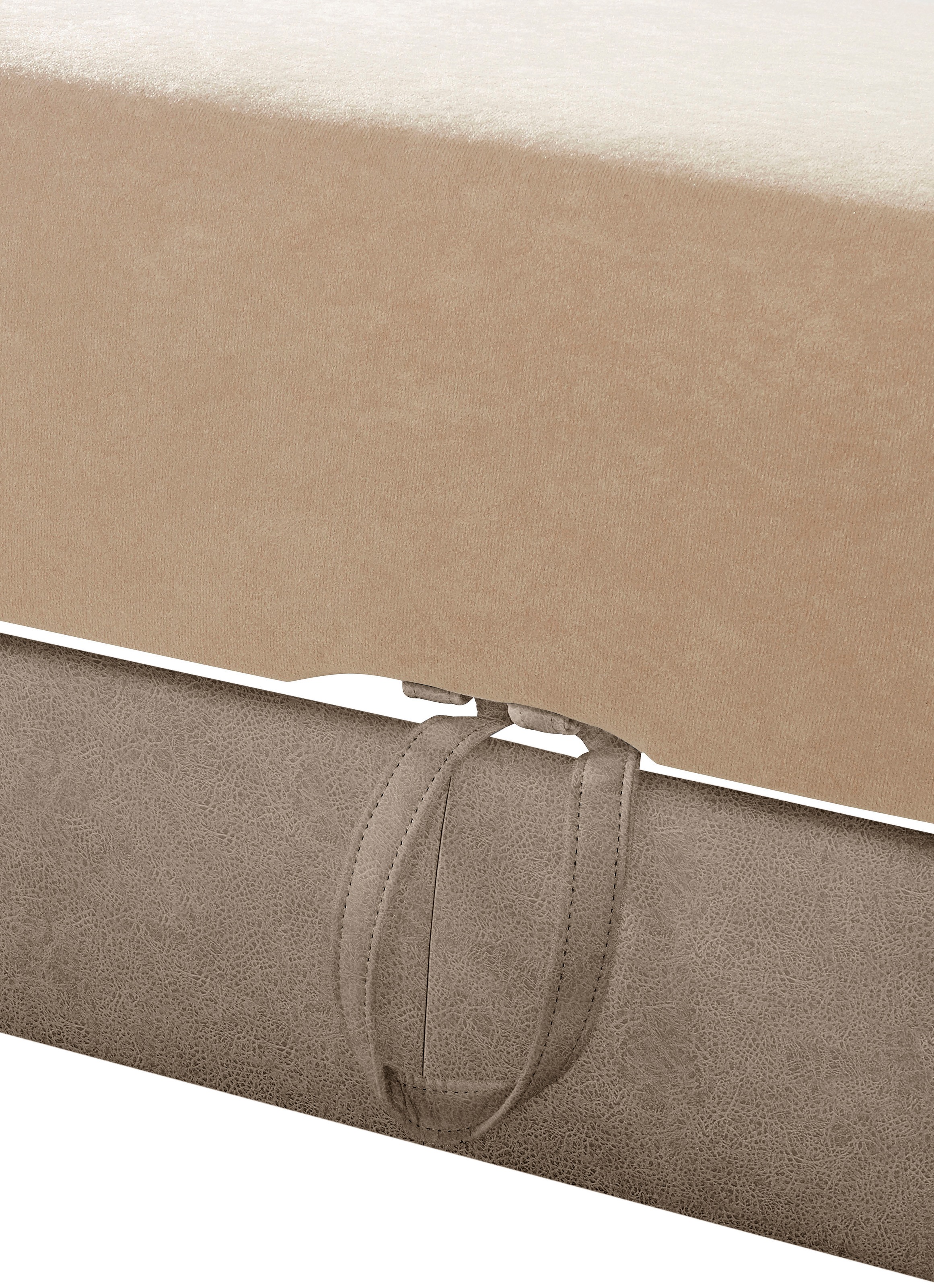 exxpo - sofa fashion Ecksofa »Elio, kompakt und komfortabel, bequem und zeitloses Design, L-Form«, wahlweise mit Bettfunktion