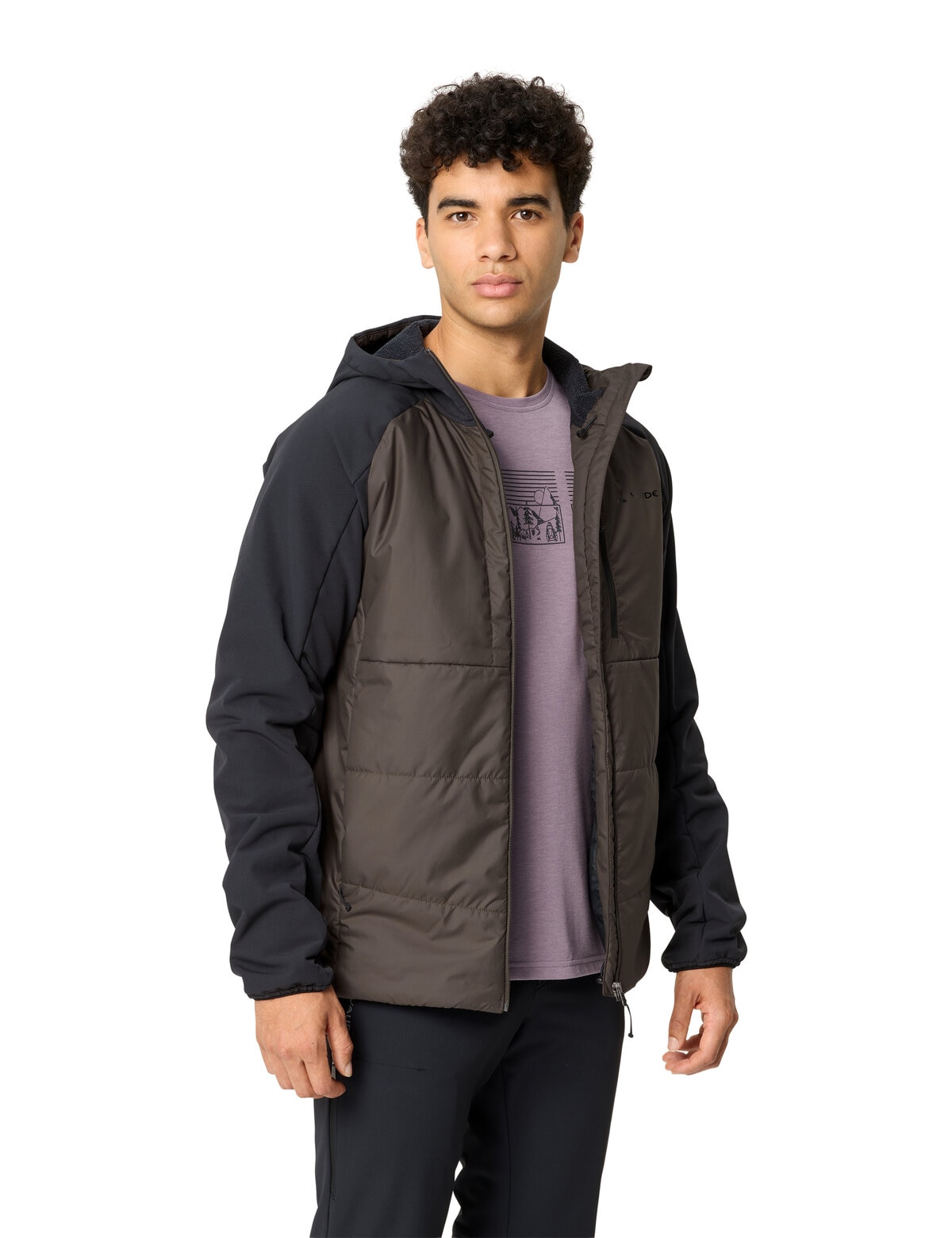 VAUDE Outdoorjacke »MEN'S ELOPE HYBRID JACKET II« für sportliche Aktivitäten und Wandertouren, wasserabweisend
