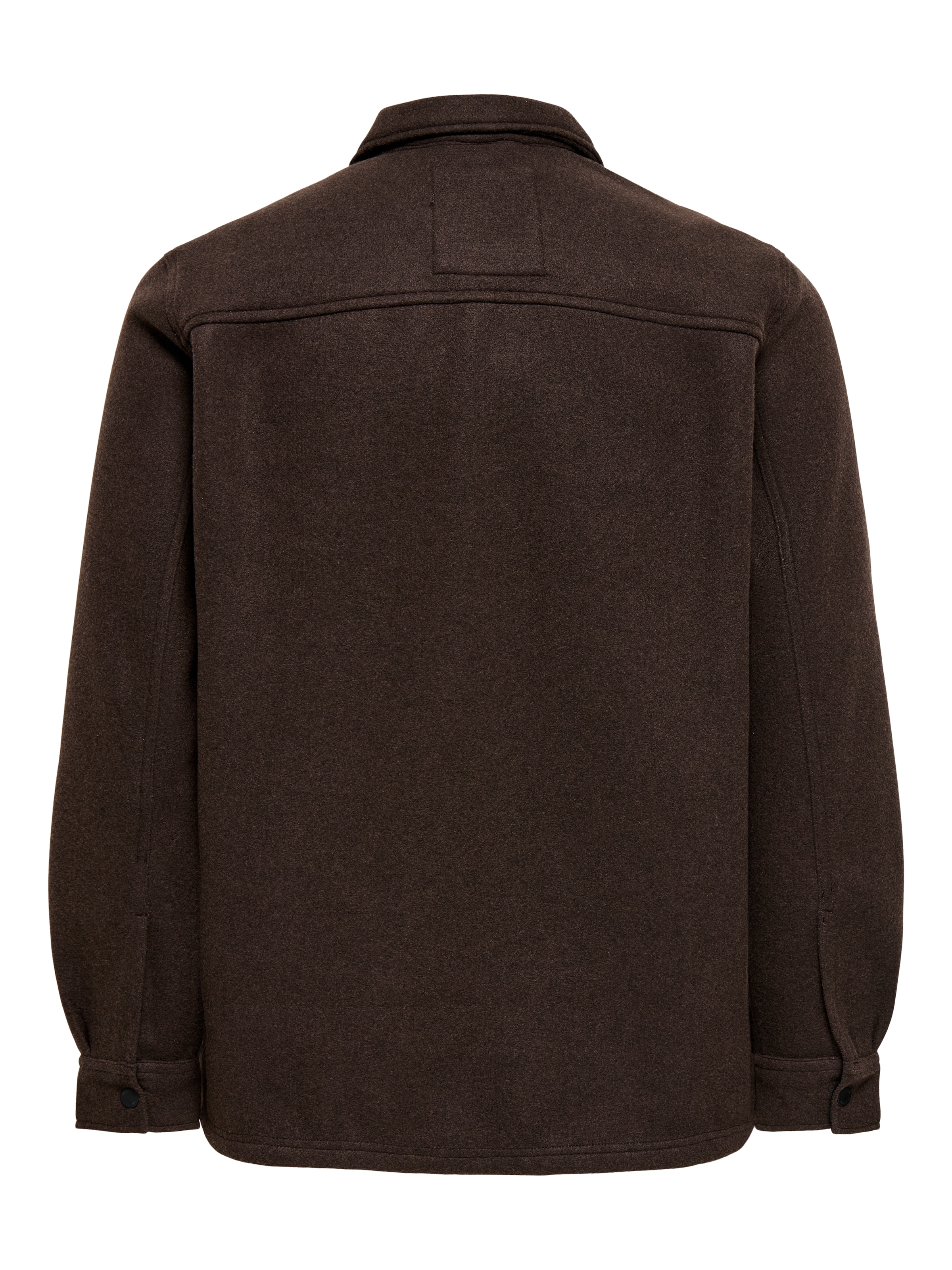 ONLY & SONS »ONSASH OVR WOOLEN LOOK PKT LS SHIRT NOOS« Kunstfaser, regular fit