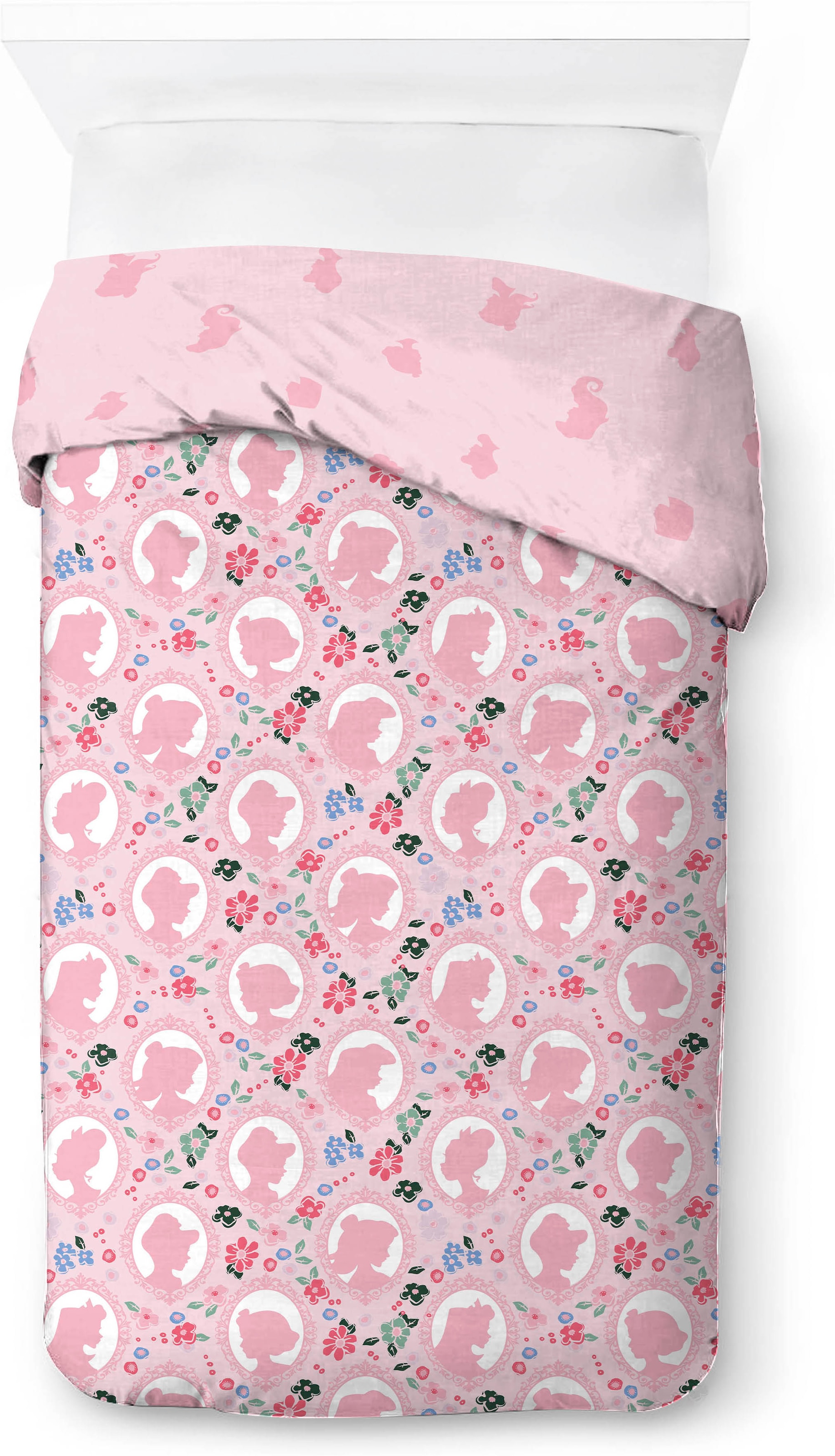 Disney Kinderbettwäsche »Disney Princess Pink« 2 100% Baumwolle