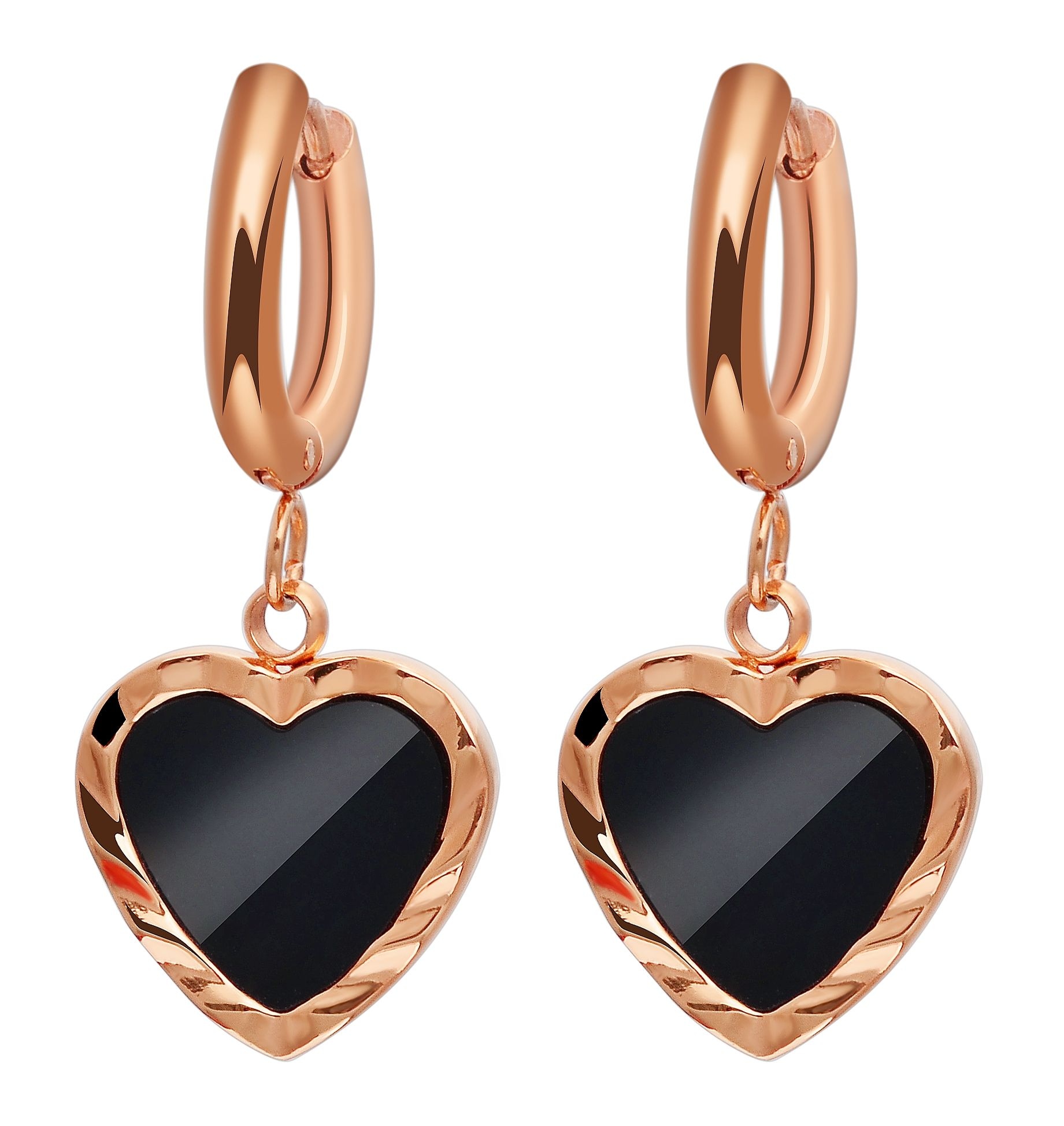 Adelia´s Kettenanhänger »Damen Anhänger – Herzanhänger aus Edelstahl mit Emaille« ()  Ein Geschenk, das Freude macht