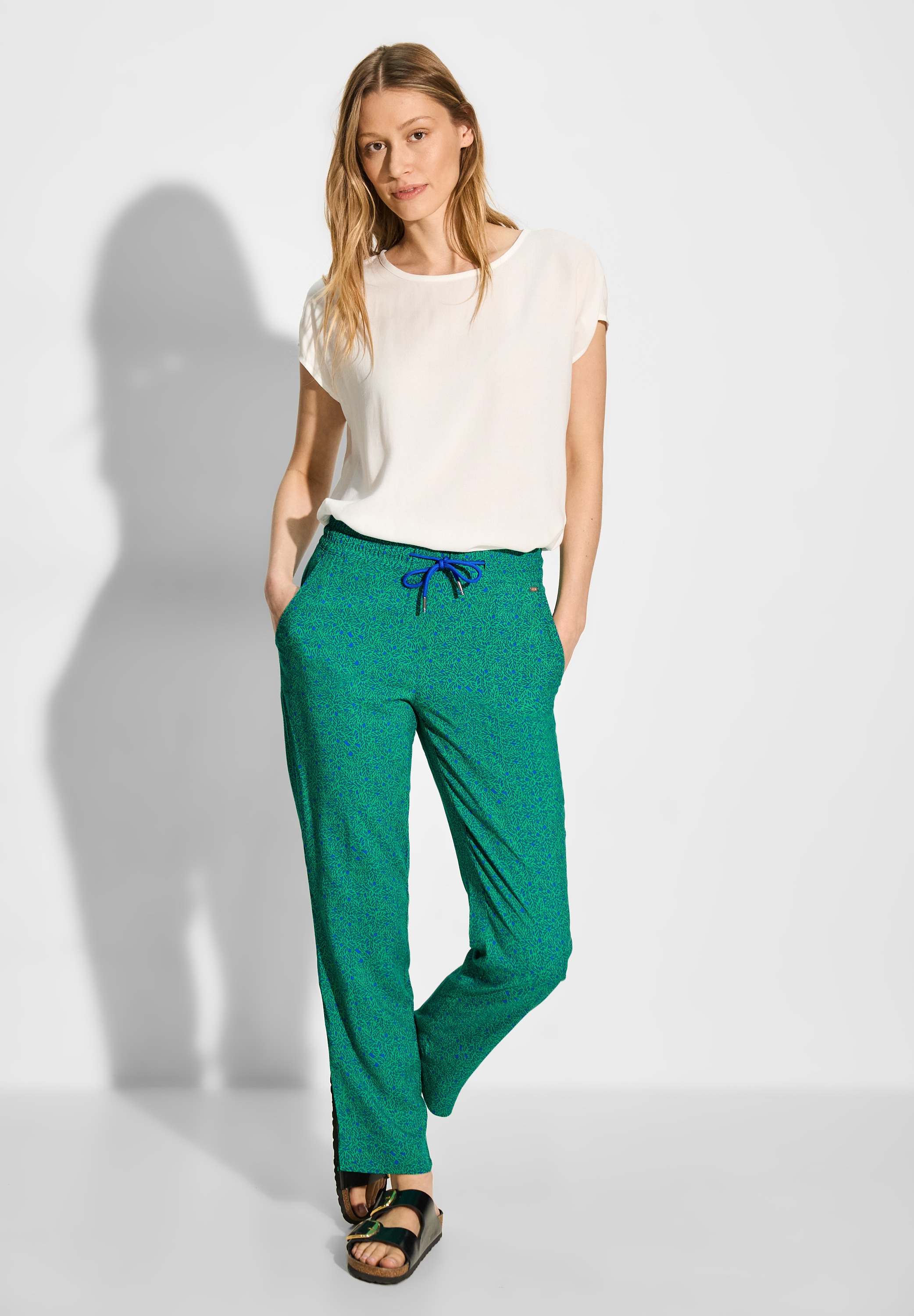 Cecil Jogger Pants, Middle Waist