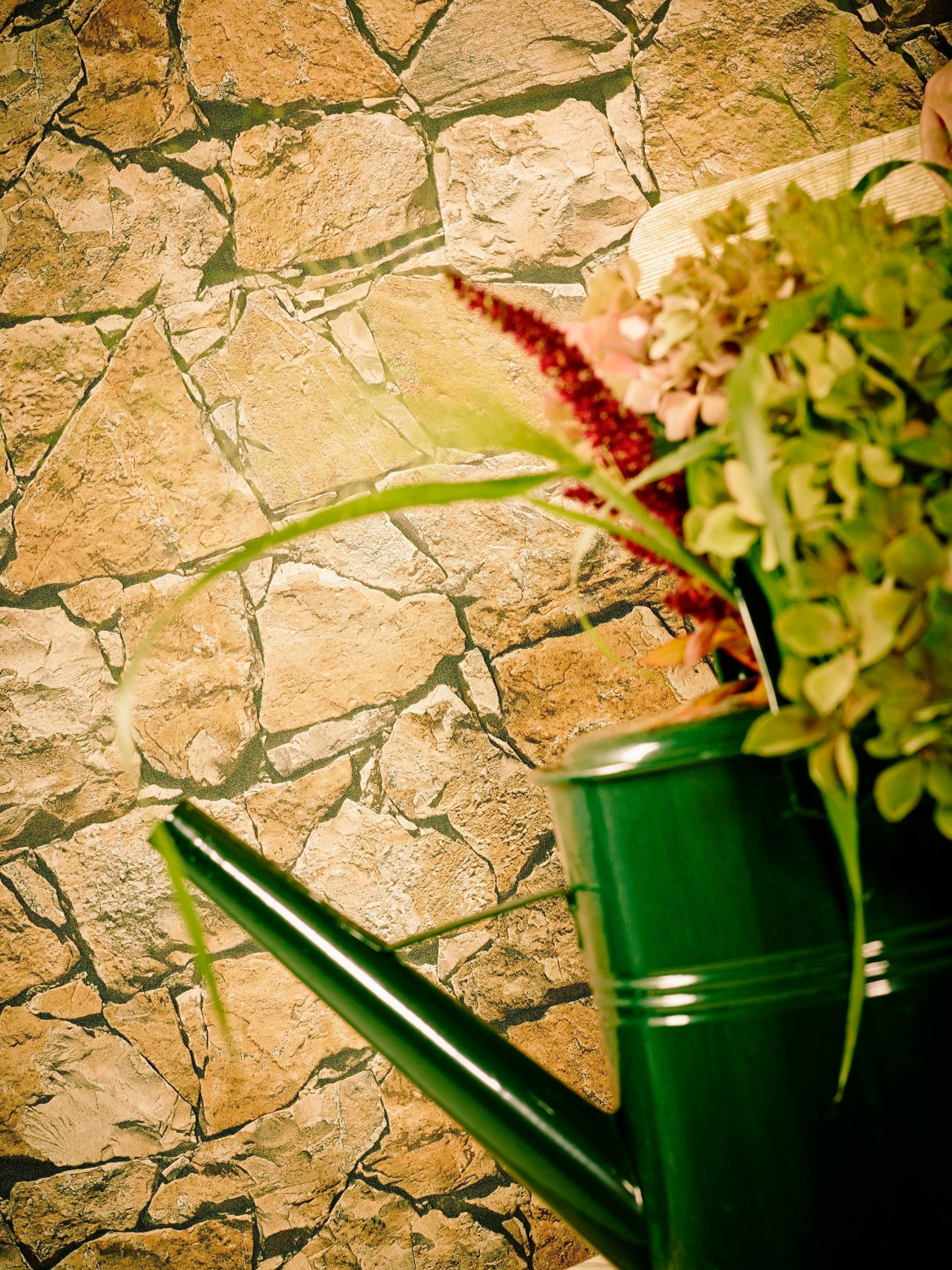 living walls Vliestapete »Best of Wood`n Stone 2nd Edition« Motiv | Steinoptik | gemustert leicht strukturiert Steintapete matt leicht strukturiert Tapeten Wohnzimmer Schlafzimmer