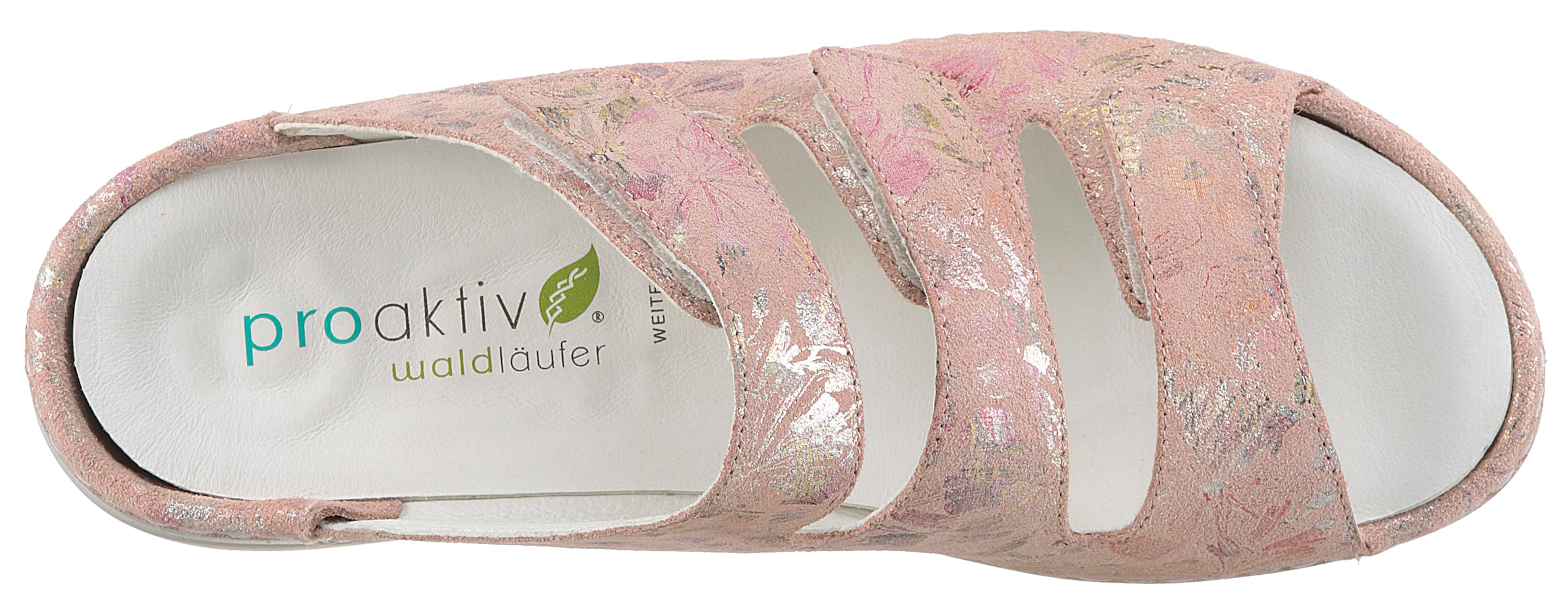 Waldläufer Pantolette »GUNNA«, Klettschuh, Sommerschuh, Komfortschuh in Bequemweite G (= weit)