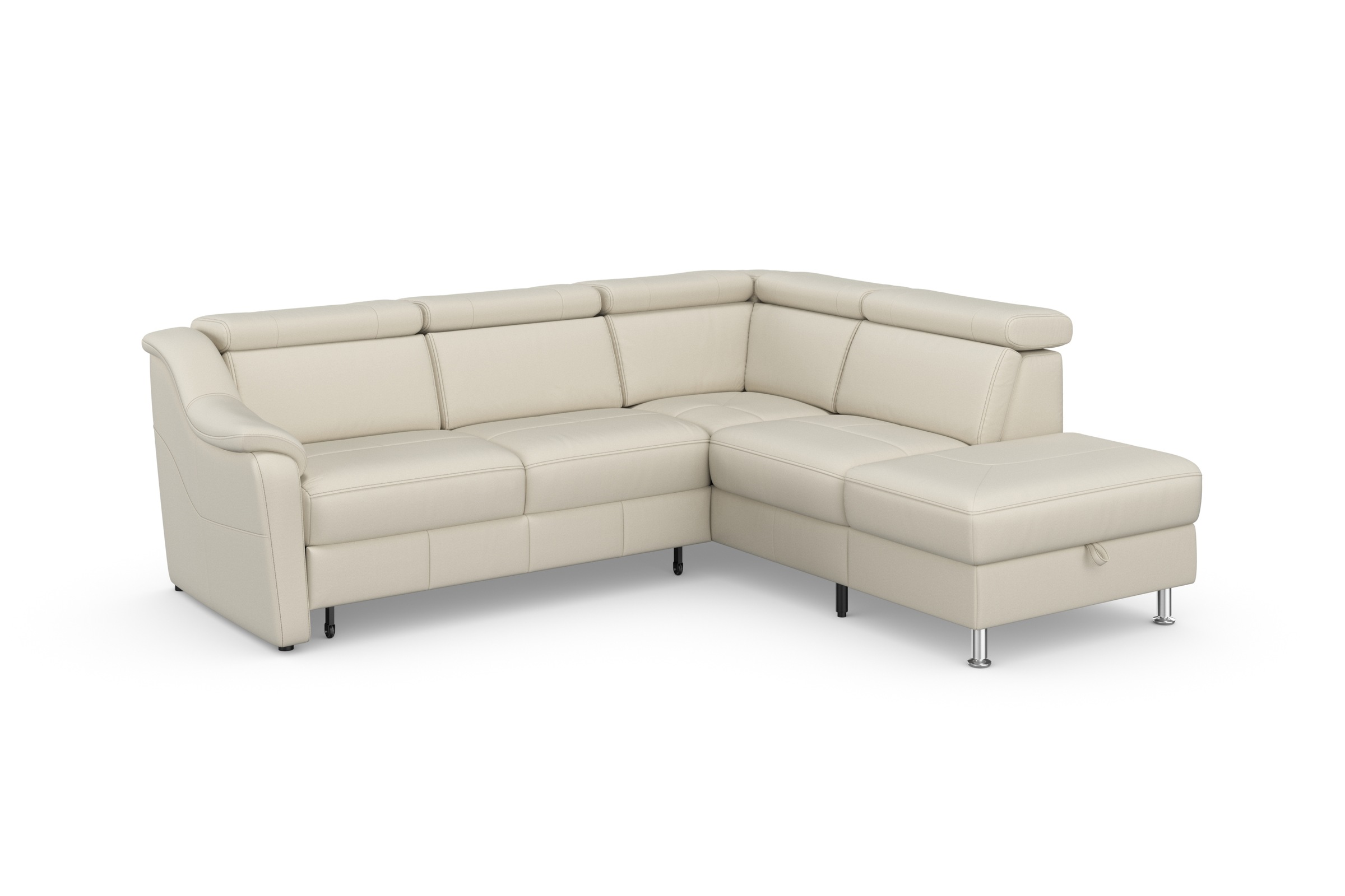 sit&more Ecksofa »Freetown L-Form«, inklusive Kopfteilverstellung und komfortablem Federkern
