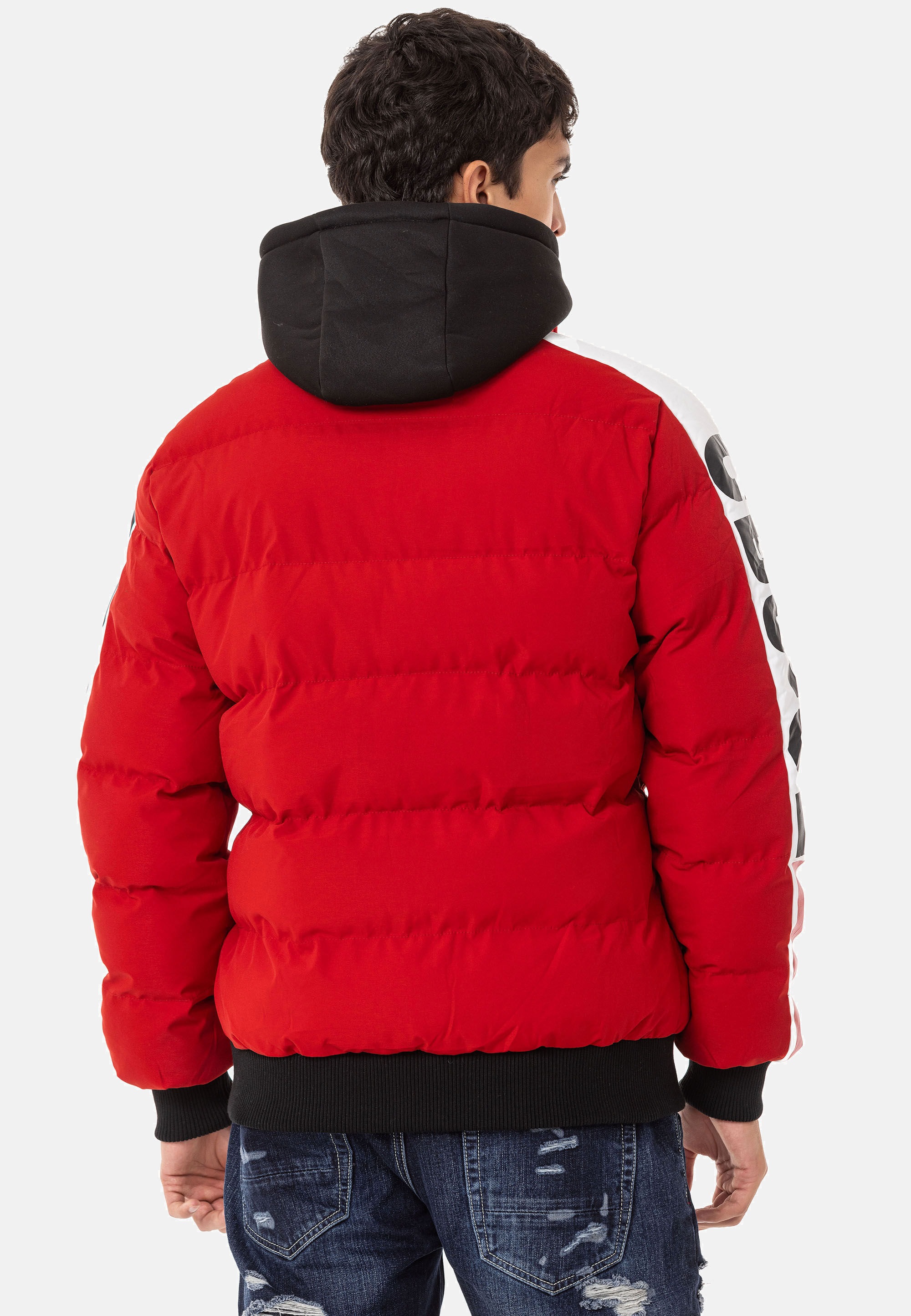 Cipo & Baxx Winterjacke »Jacke« mit Kapuze mit Kapuze