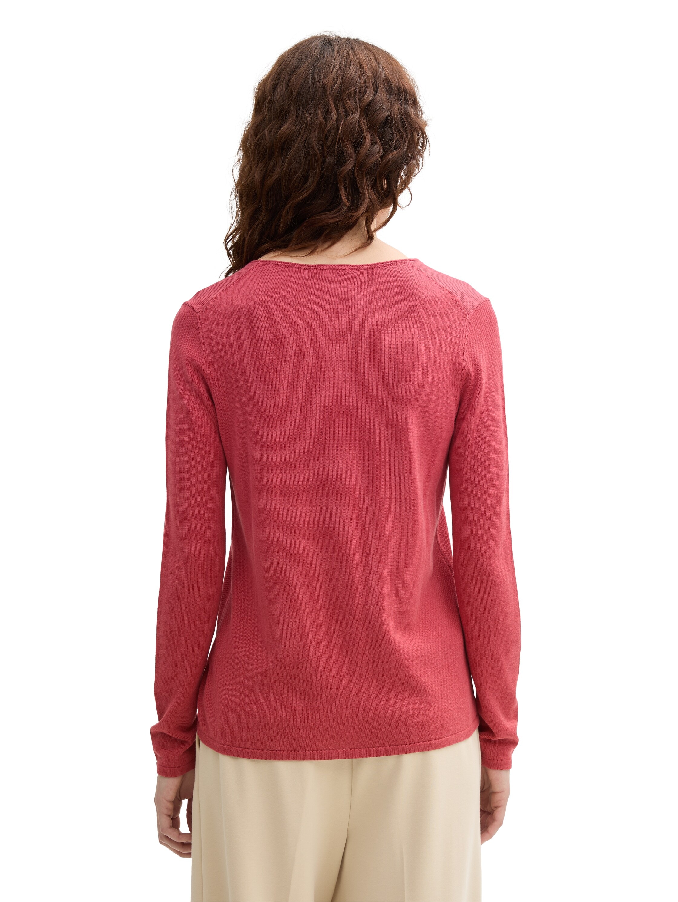 TOM TAILOR V-Ausschnitt-Pullover